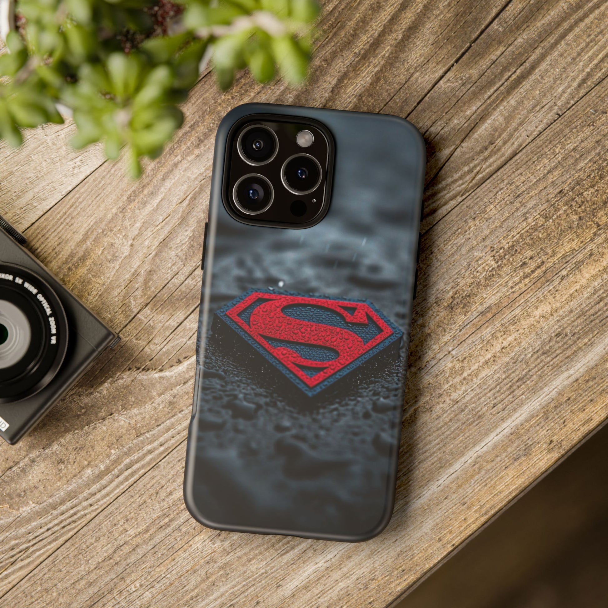 Superman Logo Tough Cases for iPhones, Samsung, and Pixel