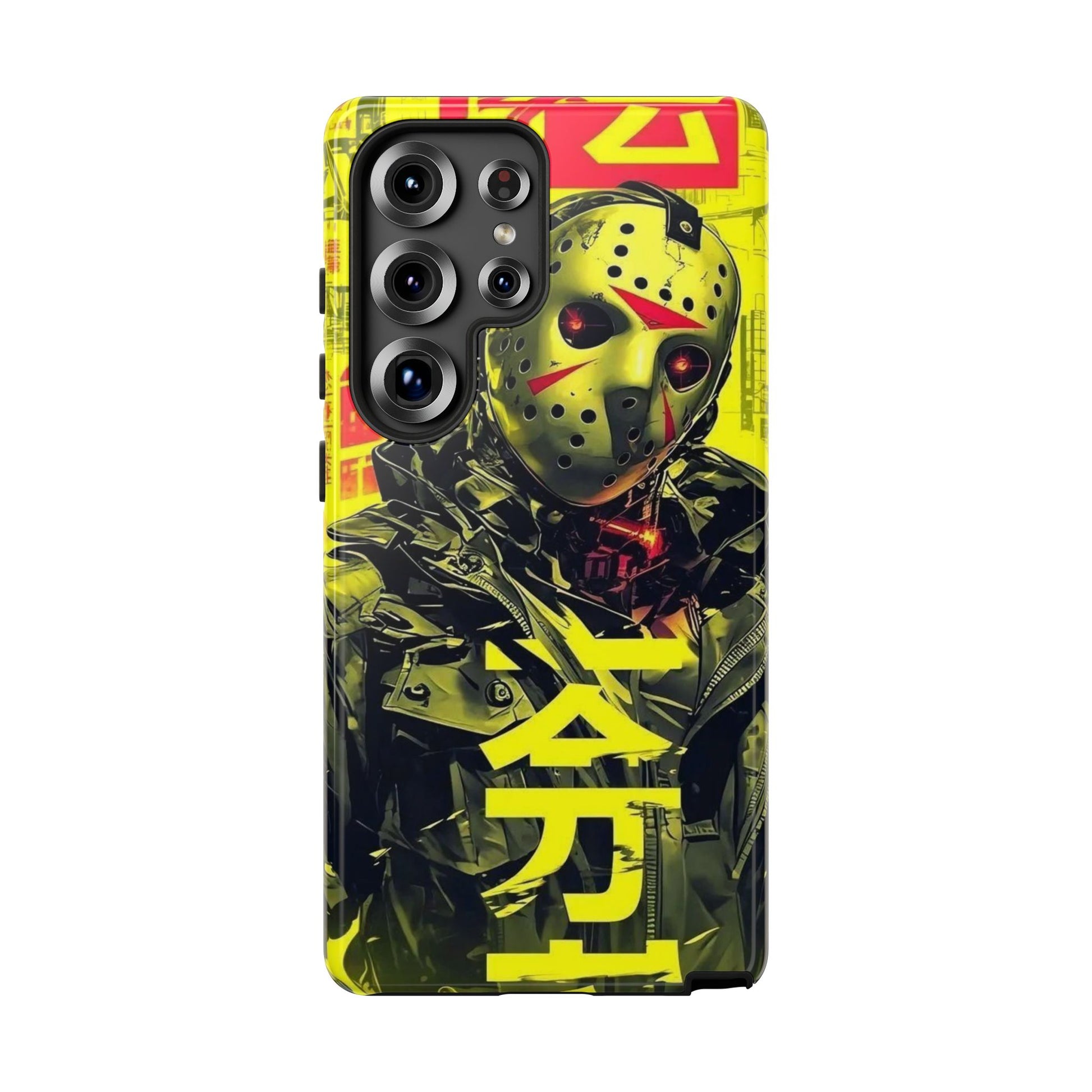 Cyberpunk X Jason Voorhees Tough Cases for iPhones, Samsung, and Pixel