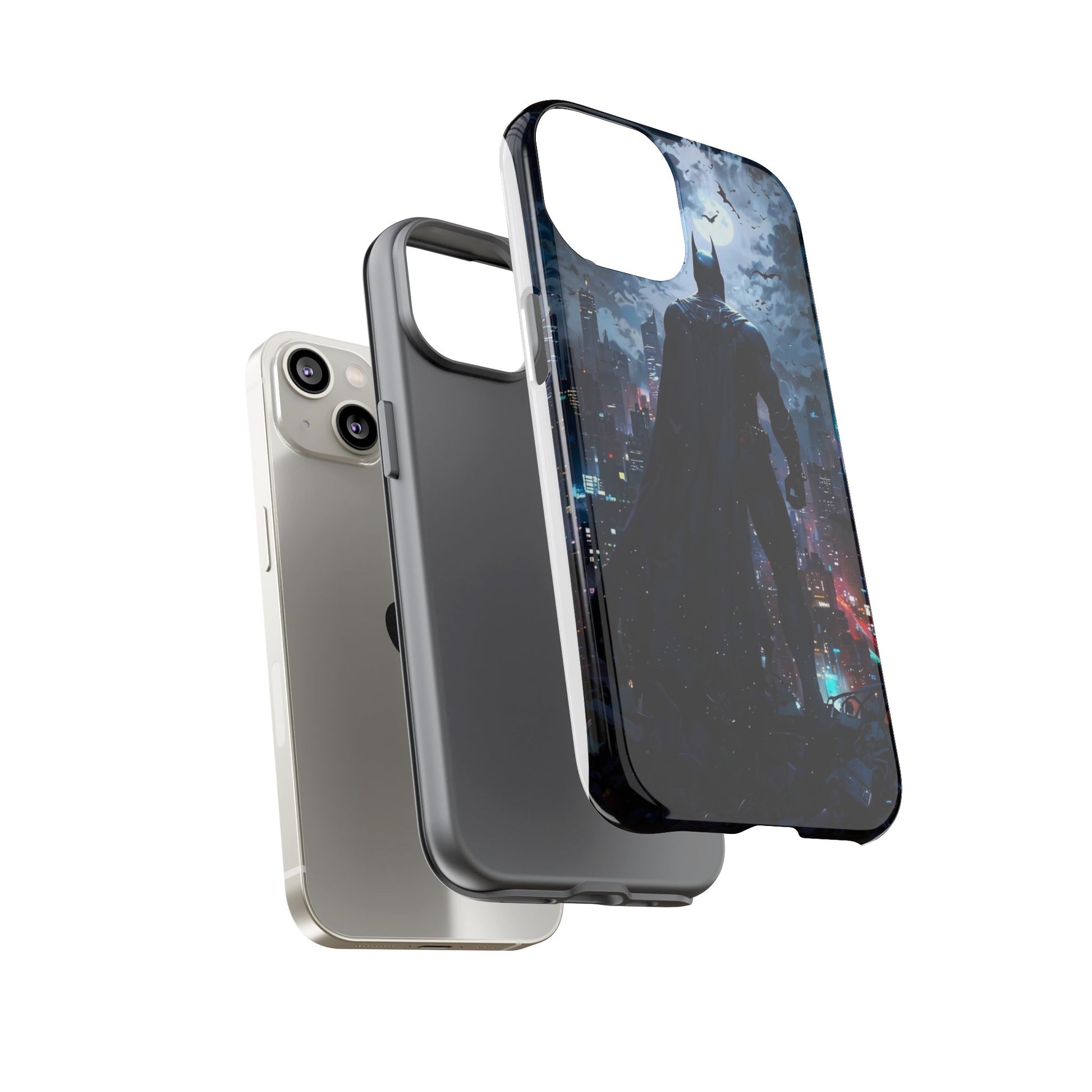 Gotham City Batman Tough Cases for iPhones, Samsung, and Pixel
