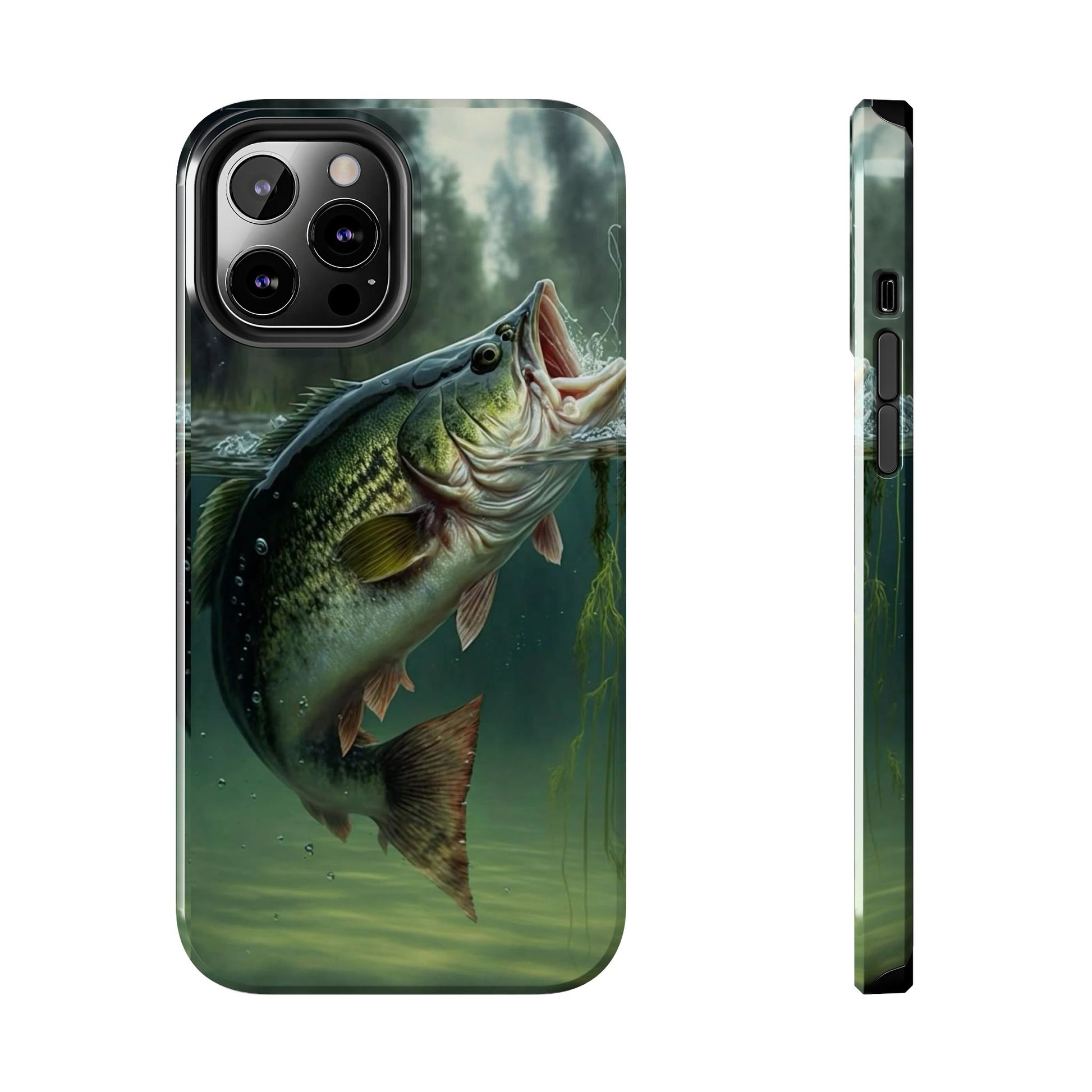 Large Mouth Bass Theme Phone Cases for iPhones & Samsung Phones