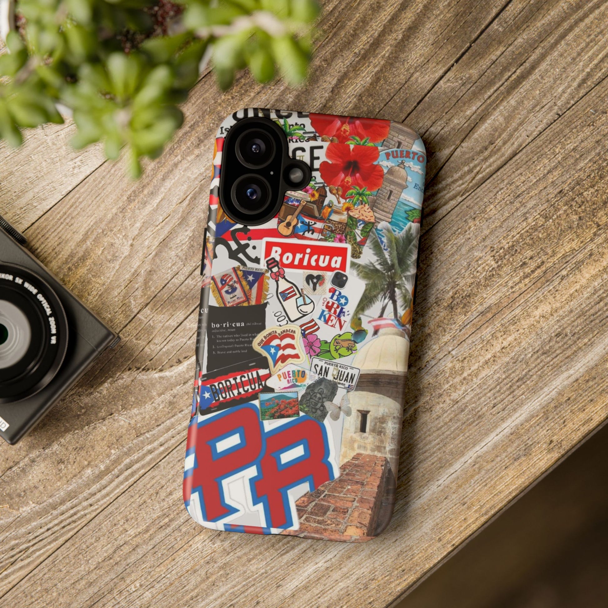 Puerto Rico Boricua Art Tough Cases for iPhones, Samsung, and Pixel