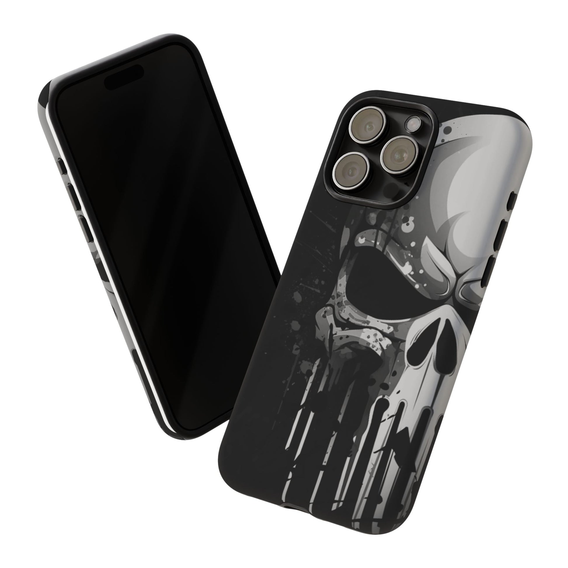 Punisher Skull Tough Cases for iPhones, Samsung, and Pixel