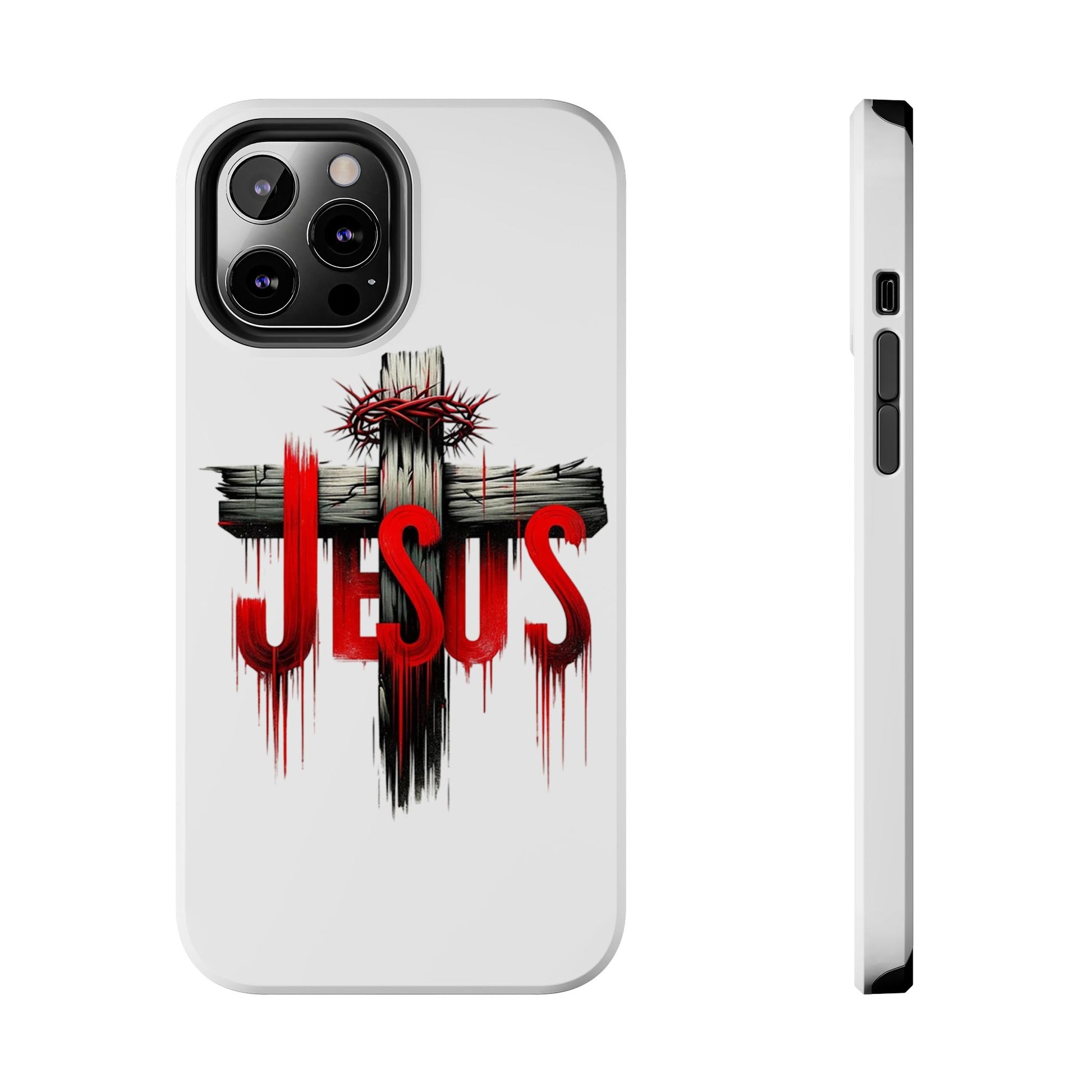 Jesus Cross and Crown Christian Theme Phone Cases for iPhones & Samsung Phones