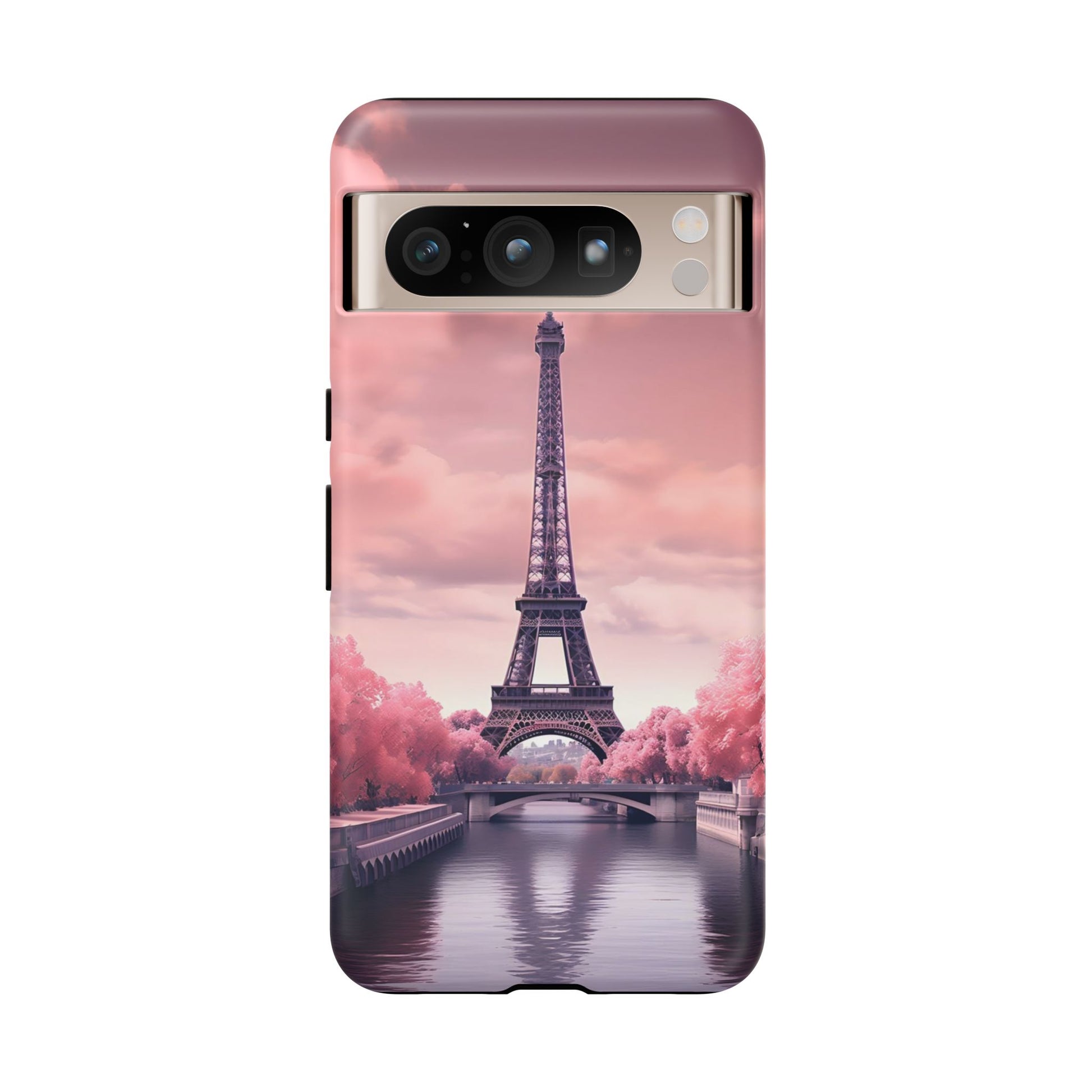Eiffel Tower Paris Tough Cases for iPhones, Samsung, and Pixel