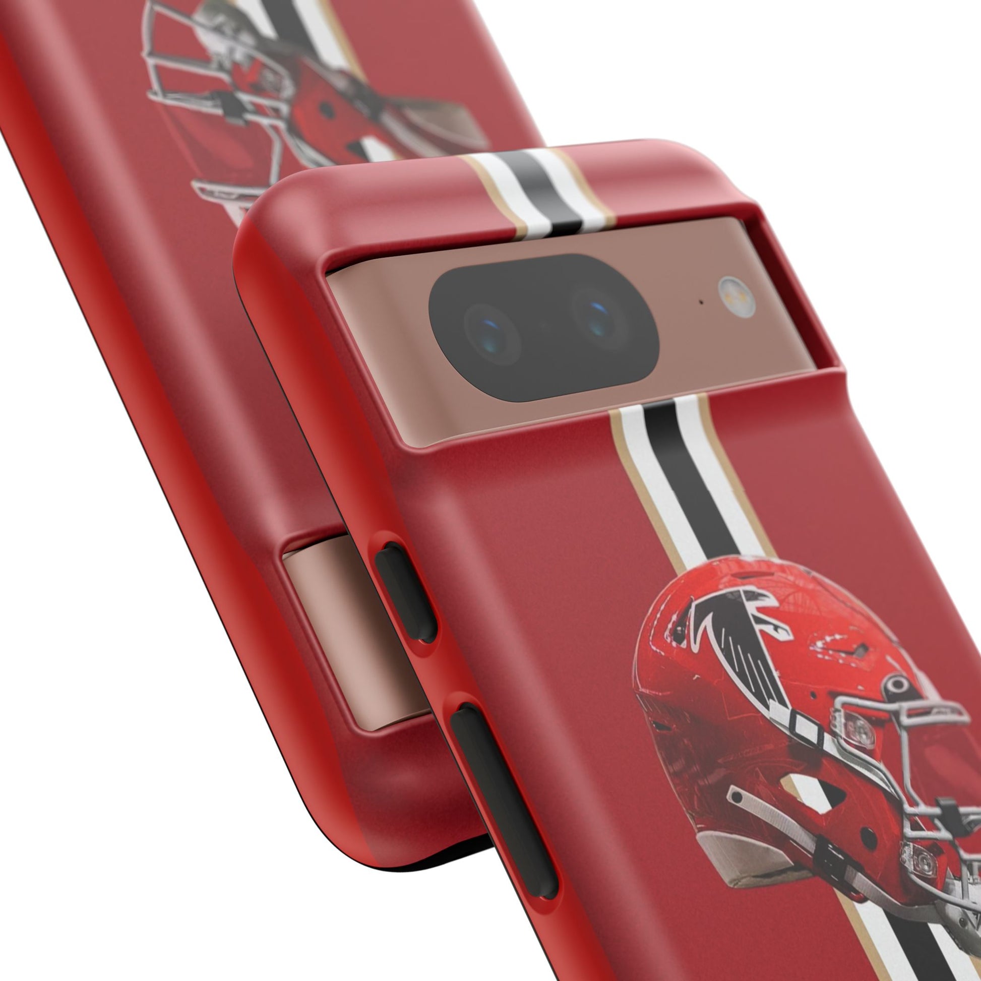 Atlanta Falcons Football Helmet Logo Tough Cases for iPhones, Samsung, and Pixel