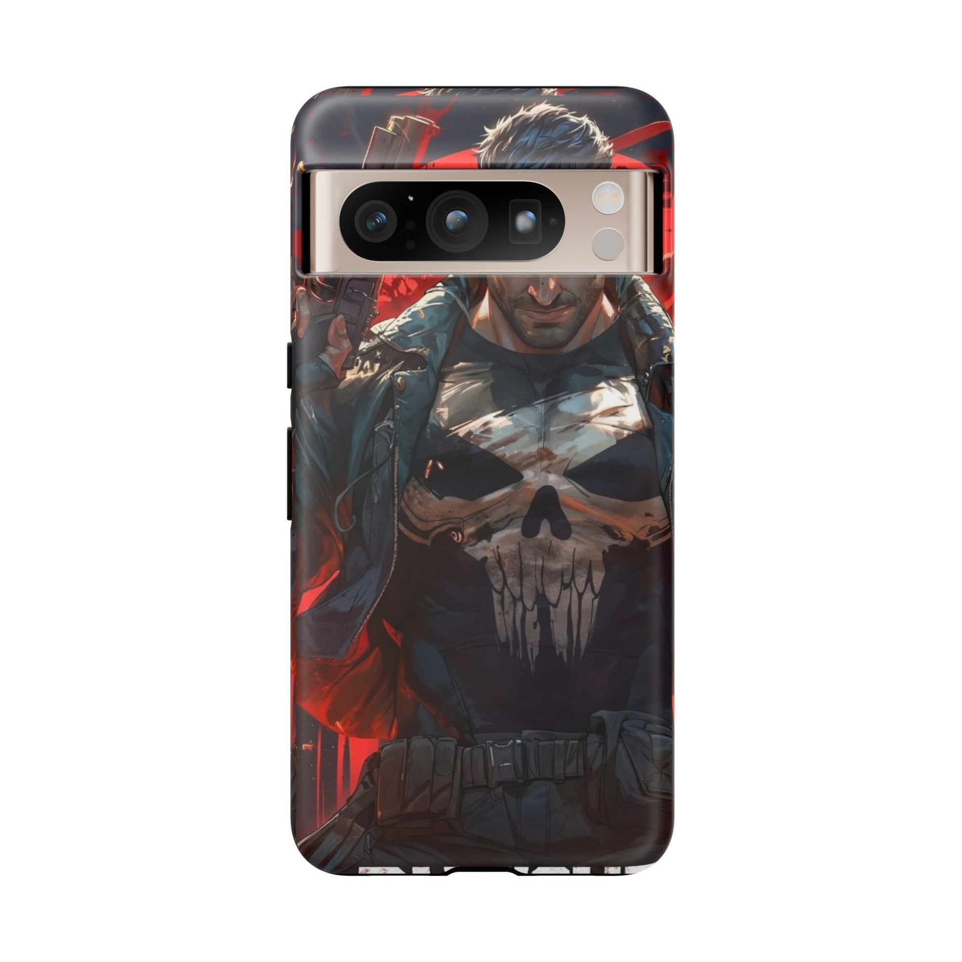 Punisher Tough Cases for iPhones, Samsung, and Pixel