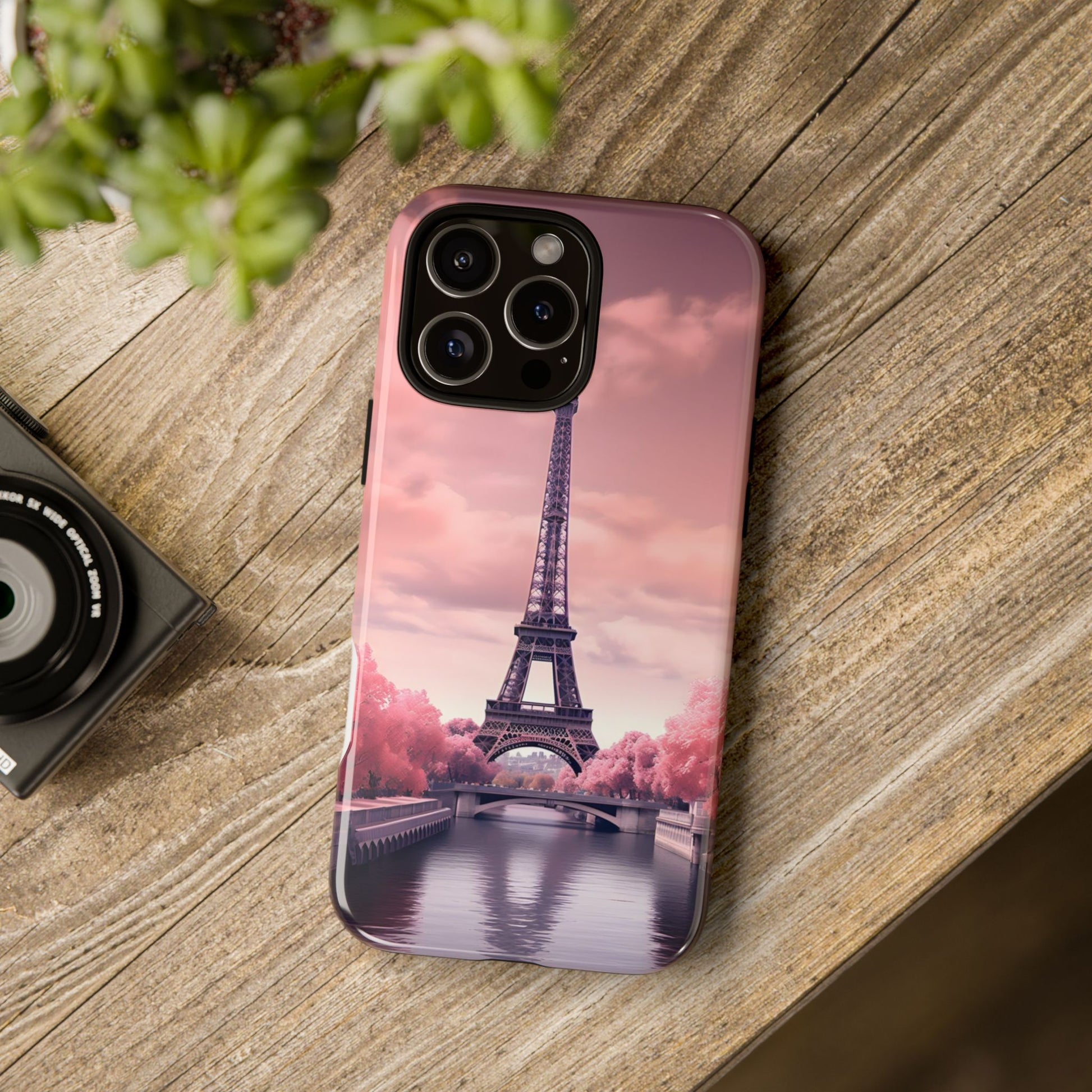 Eiffel Tower Paris Tough Cases for iPhones, Samsung, and Pixel