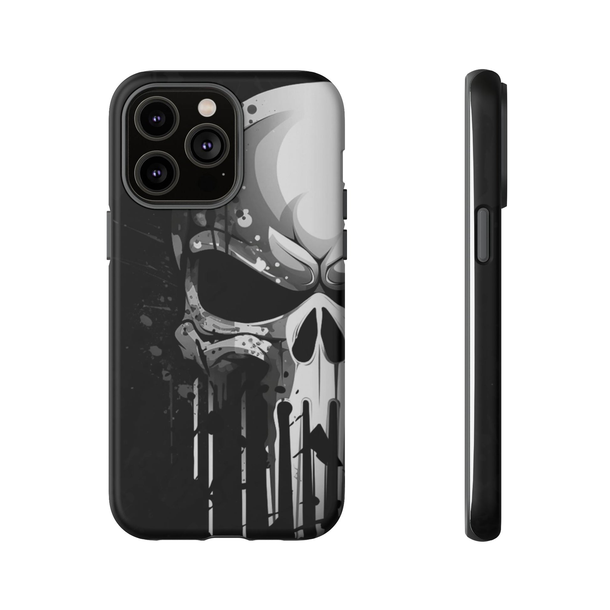 Punisher Skull Tough Cases for iPhones, Samsung, and Pixel