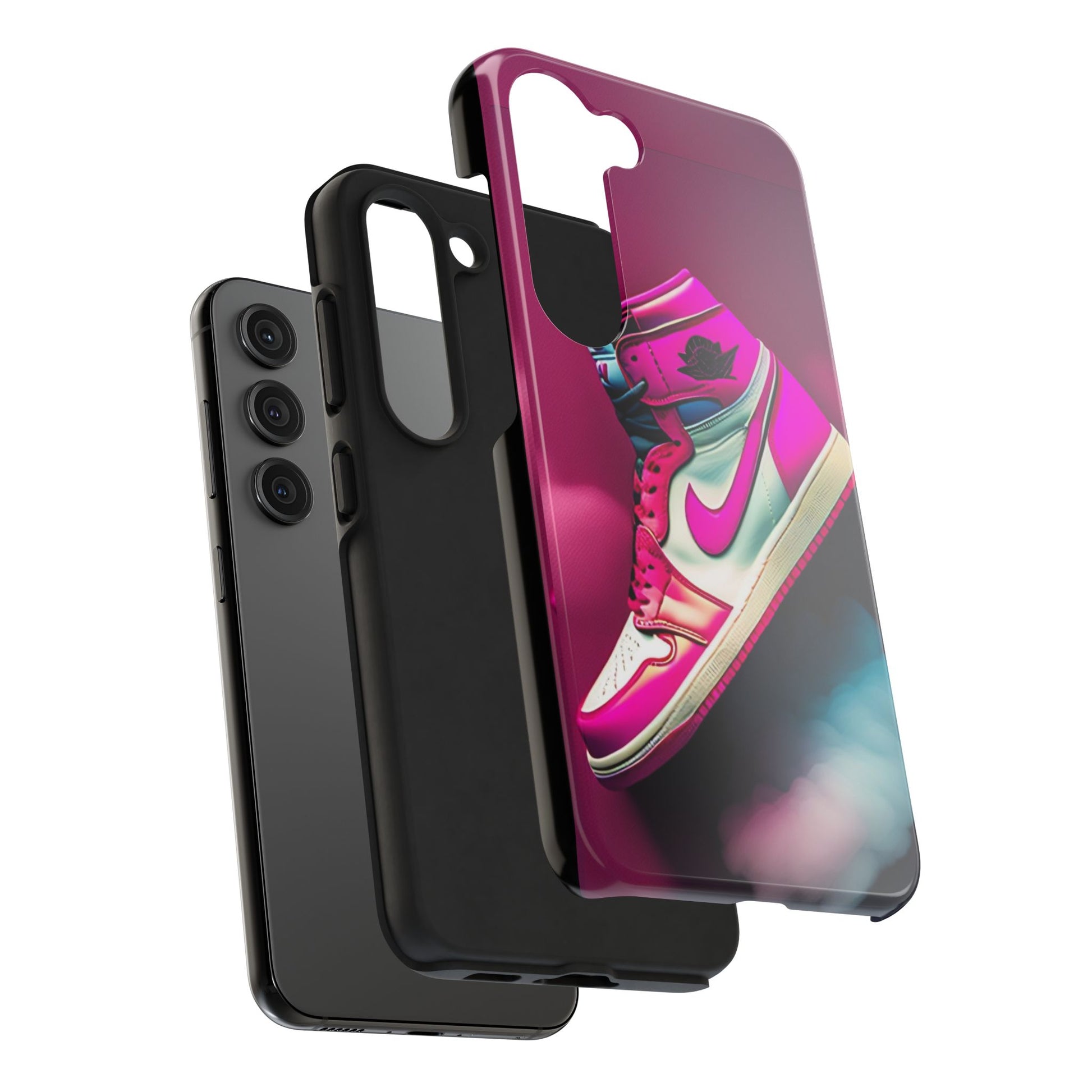 Pink Jordan Sneakers Phone Cases for iPhones & Samsung Phones