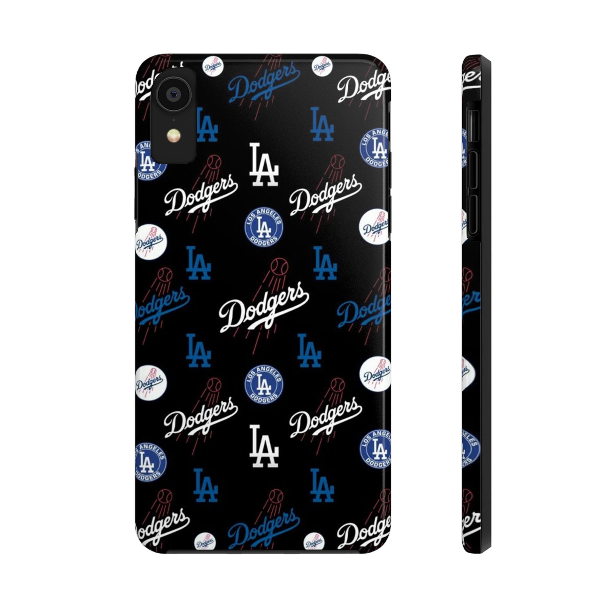 Dodgers Baseball Pattern Phone Cases for Iphones & Samsung Phones Durable