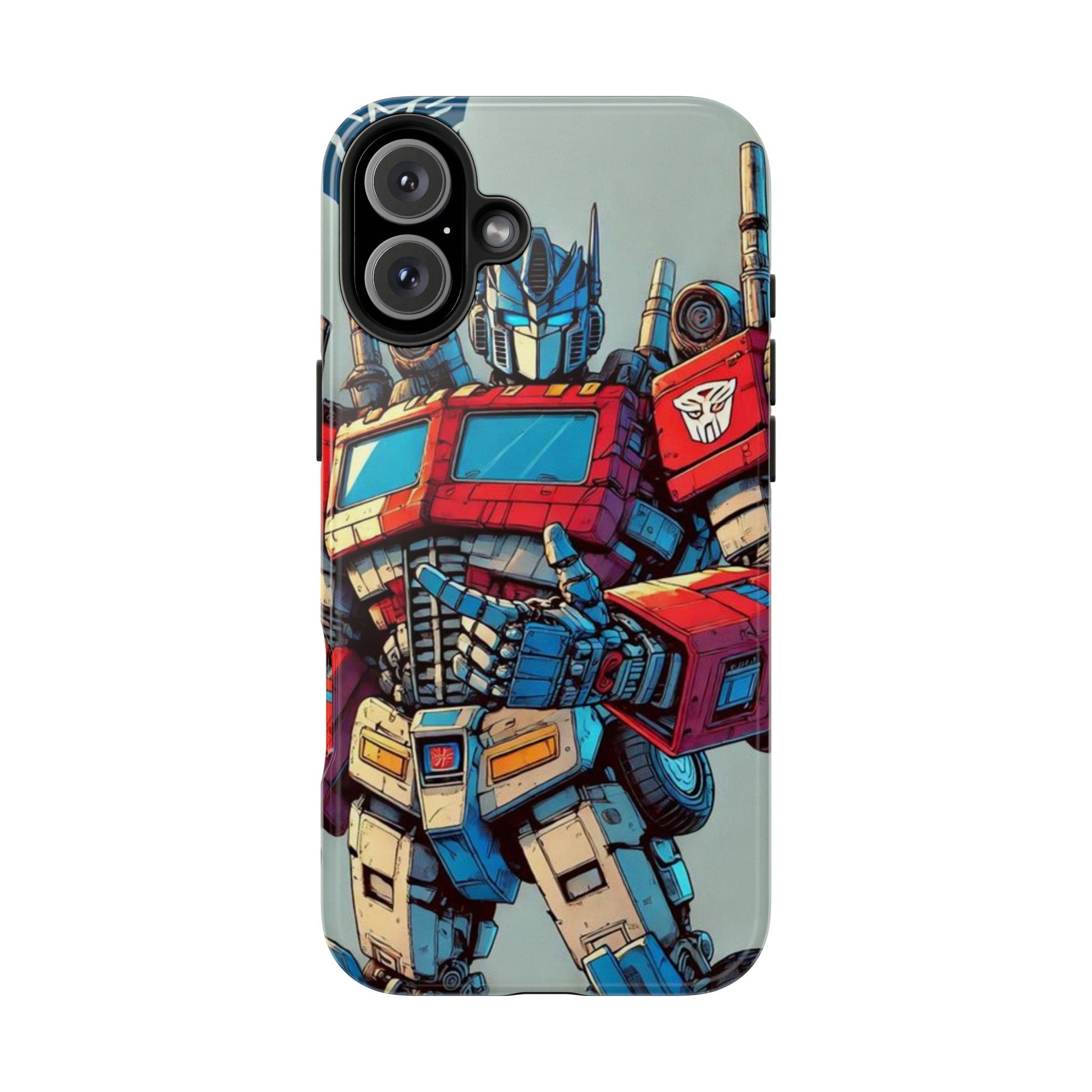 Transformer Optimus Theme Phone Cases for Iphones & Samsung Phones