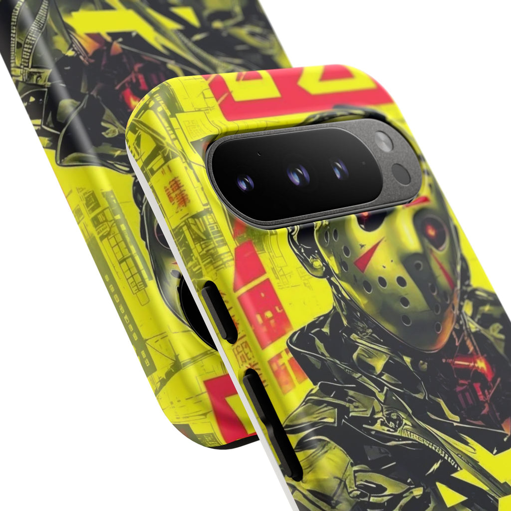 Cyberpunk X Jason Voorhees Tough Cases for iPhones, Samsung, and Pixel