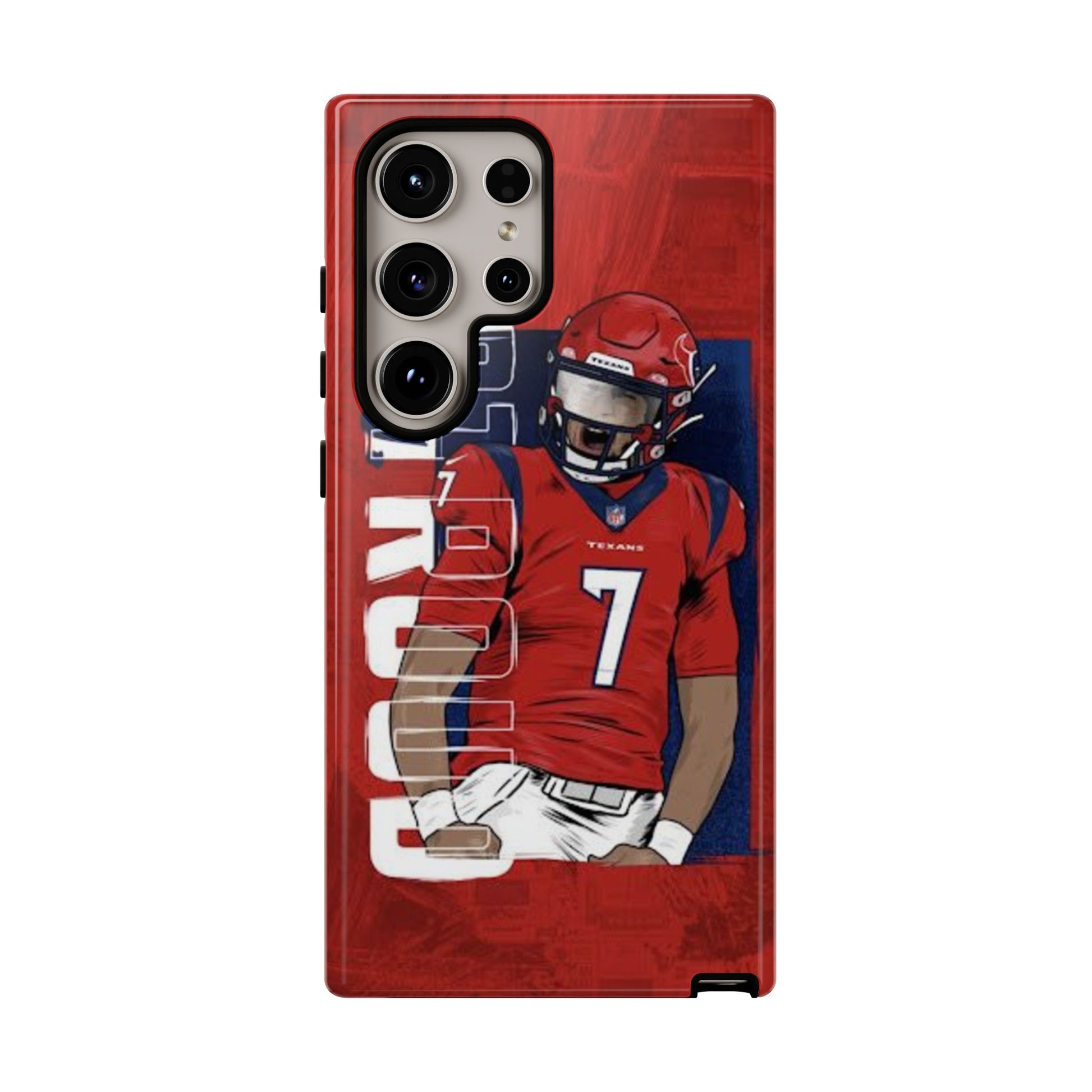 Houston Texans Football CJ Stroud Tough Cases for iPhones, Samsung, and Pixel