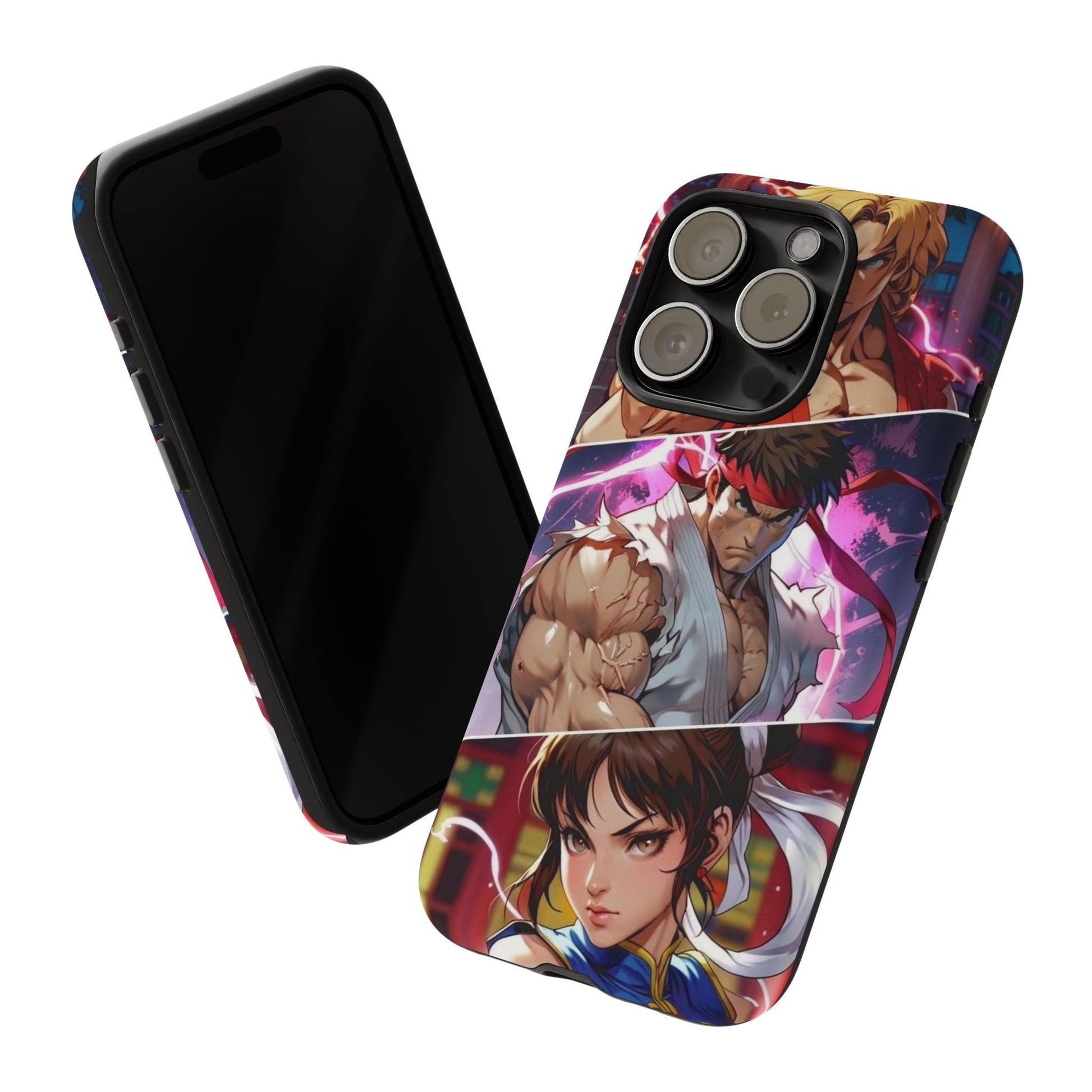 Street Fighter Gamer Theme Tough Cases for iPhones, Samsung, and Pixel