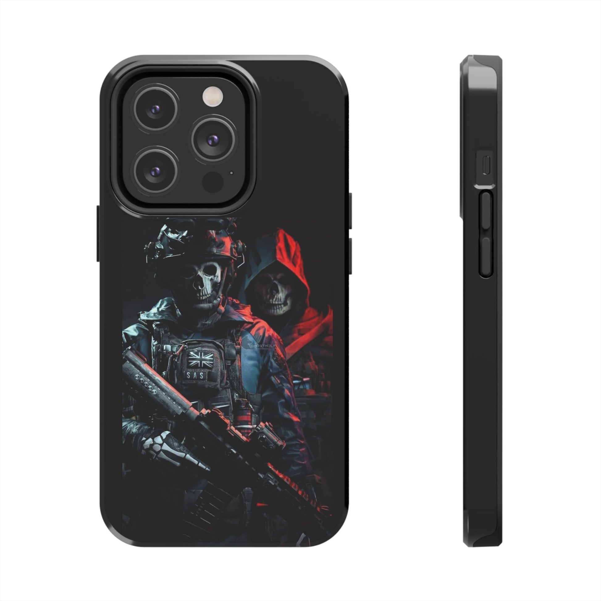 COD Ghost Gamer Phone Cases for Iphones & Samsung Phones