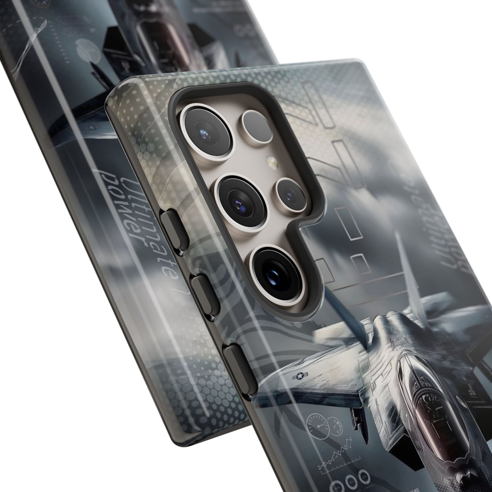 F-22 Raptor Fighter Jet Tough Cases for iPhones, Samsung, and Pixel