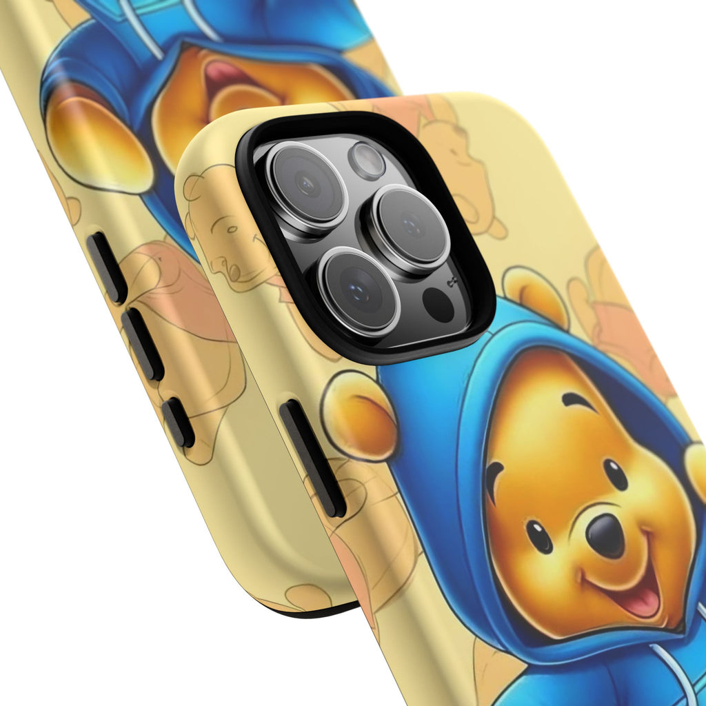 Cute Pooh Bear Phone Case, Tough Case