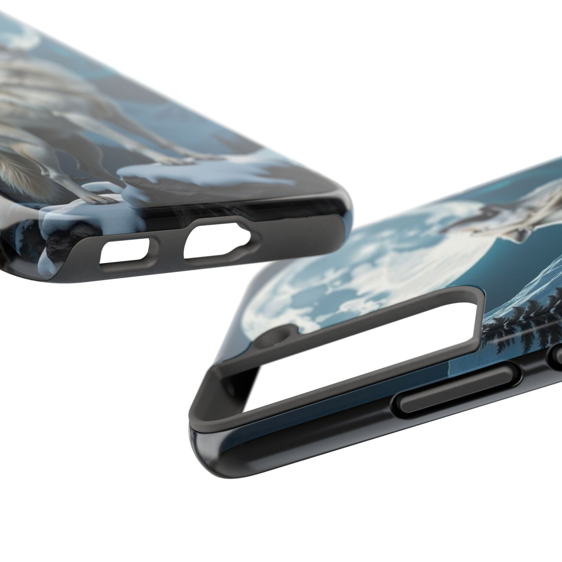 Howling Wolf Theme Phone Cases for iPhones & Samsung Phones