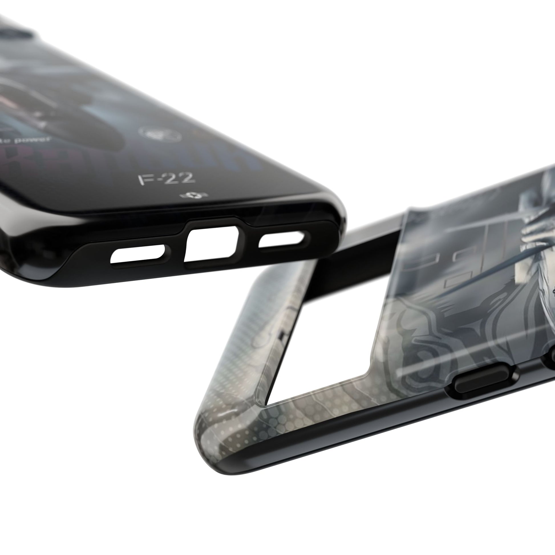 F-22 Raptor Fighter Jet Tough Cases for iPhones, Samsung, and Pixel