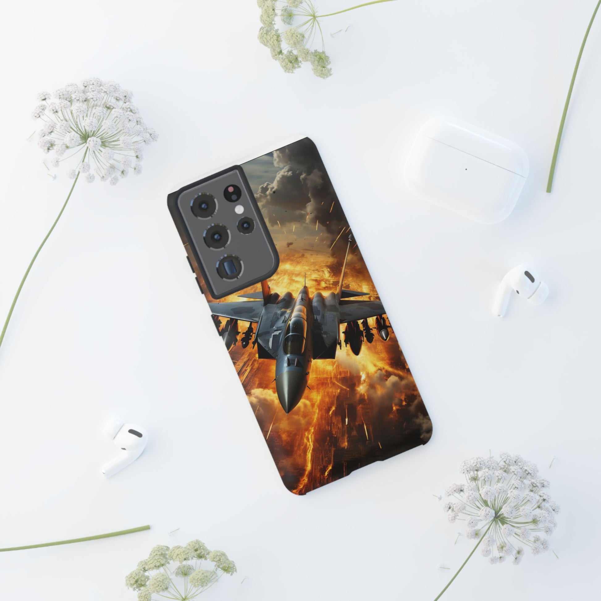 F-15 Fighter Jet Tough Cases for iPhones, Samsung, and Pixel