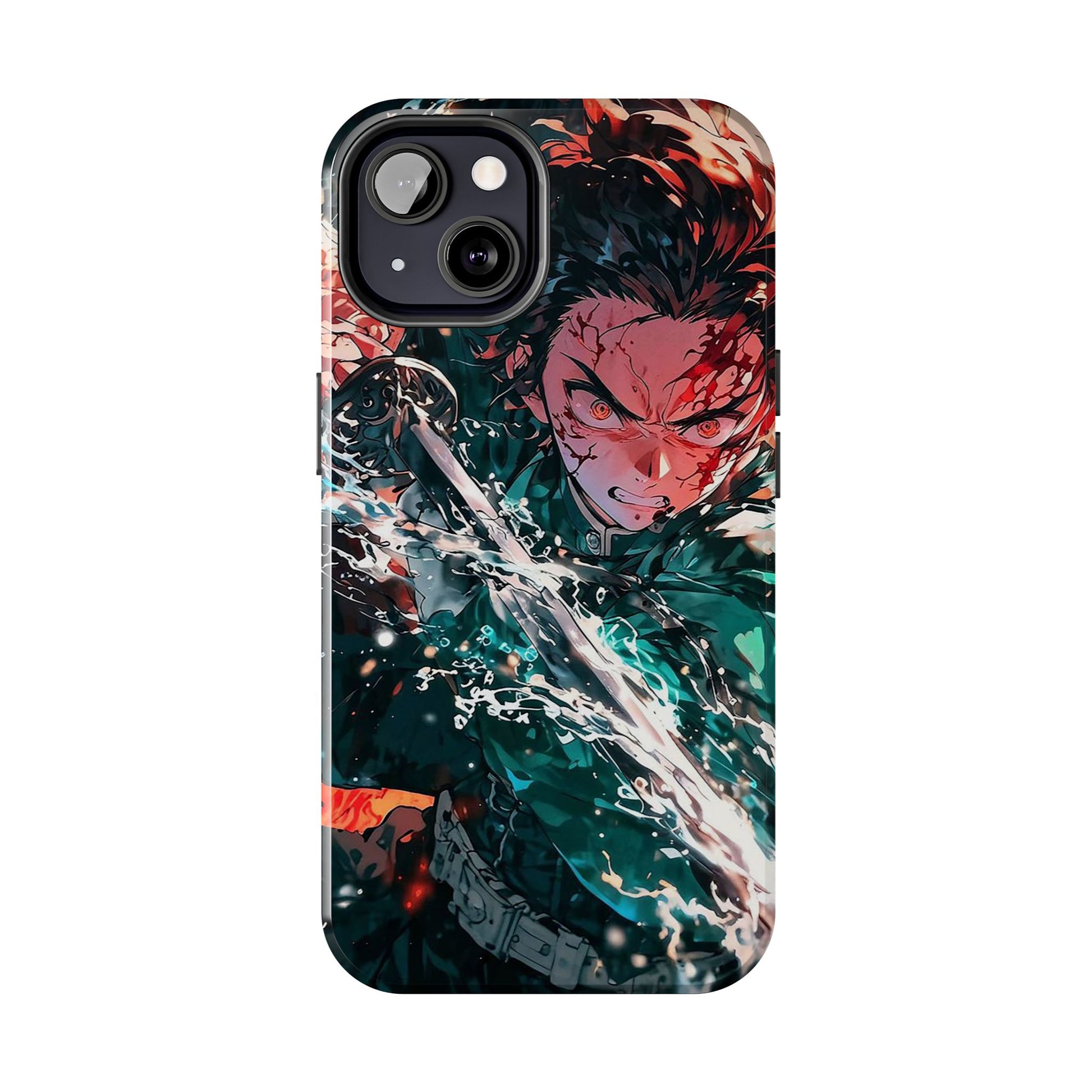 Demon Slayer Tanjiro Art Phone Case for iPhone & Samsung Galaxy Phones