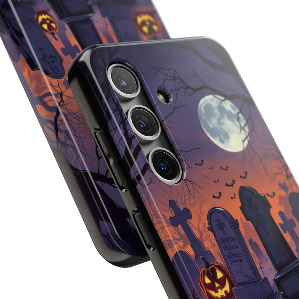 Graveyard Halloween Theme Phone Cases for iPhones & Samsung Phones