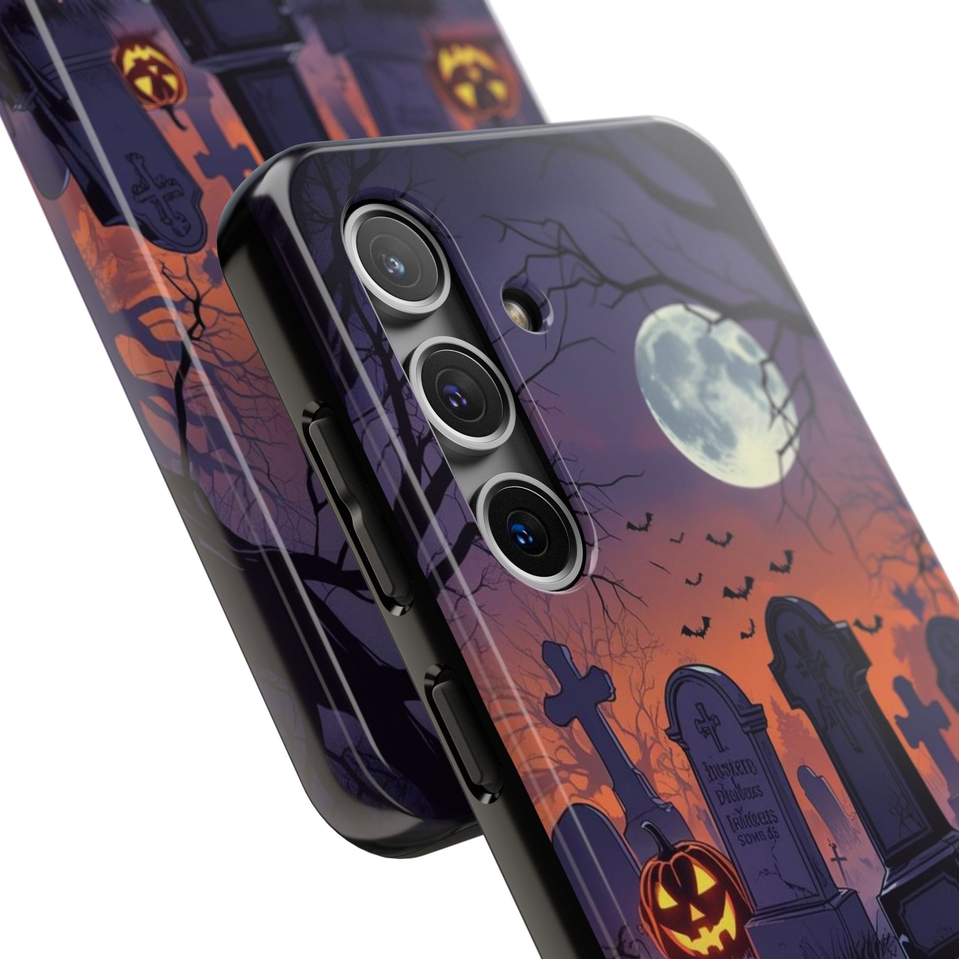 Graveyard Halloween Theme Phone Cases for iPhones & Samsung Phones