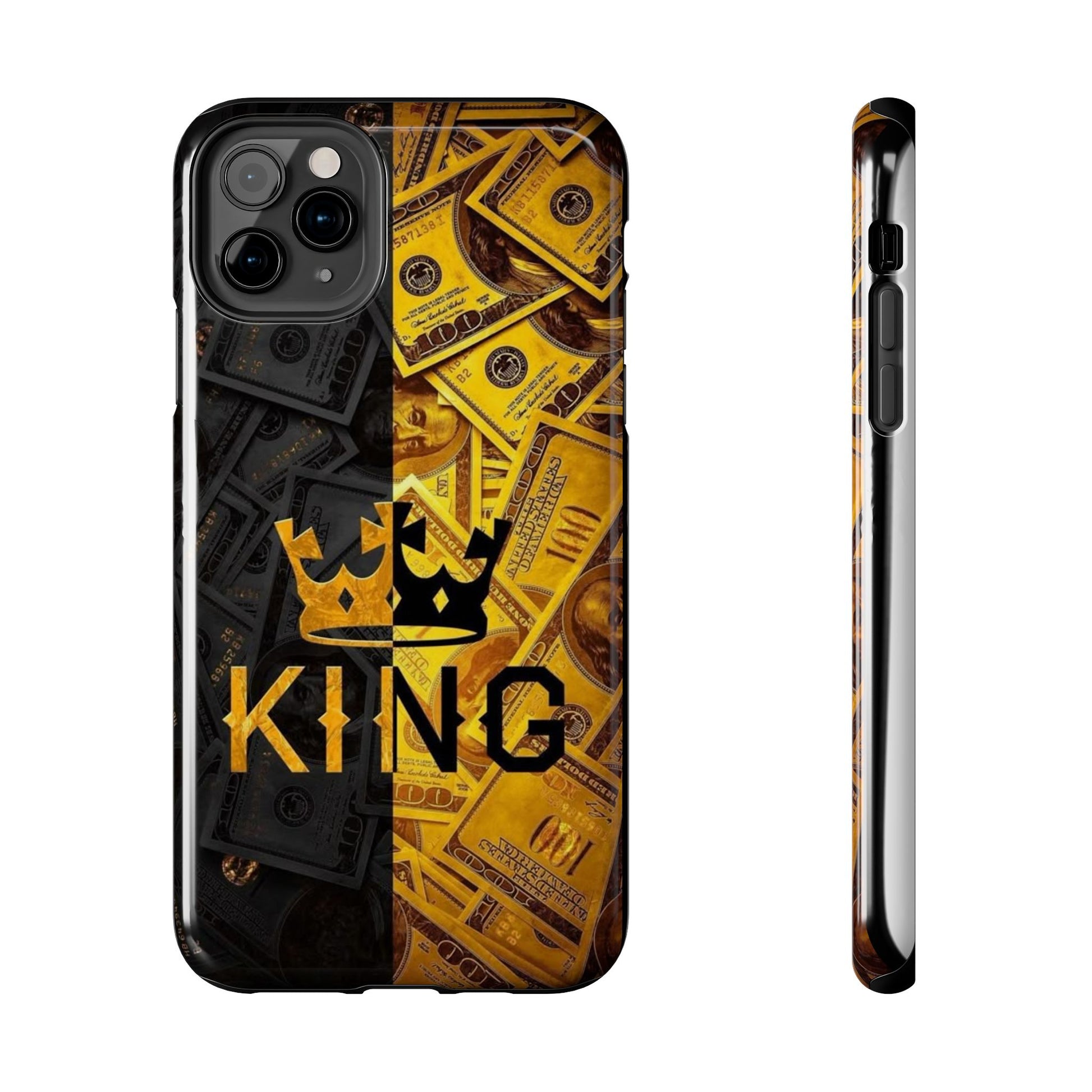 King of Money Urban Design Tough Phone Cases for Select iPhones & Samsung Phones
