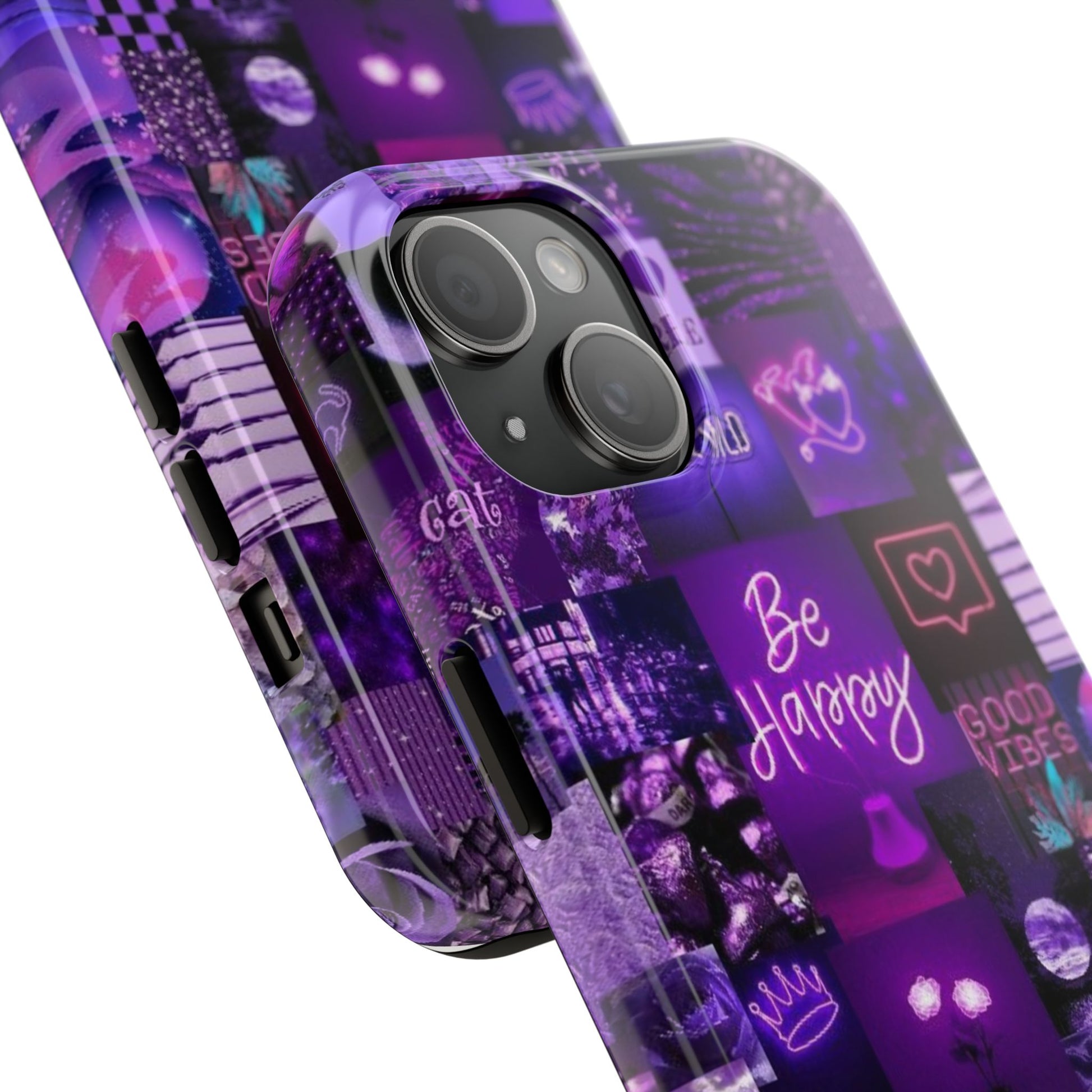 Be Happy Themed Tough Phone Cases for Iphones & Samsung Phones
