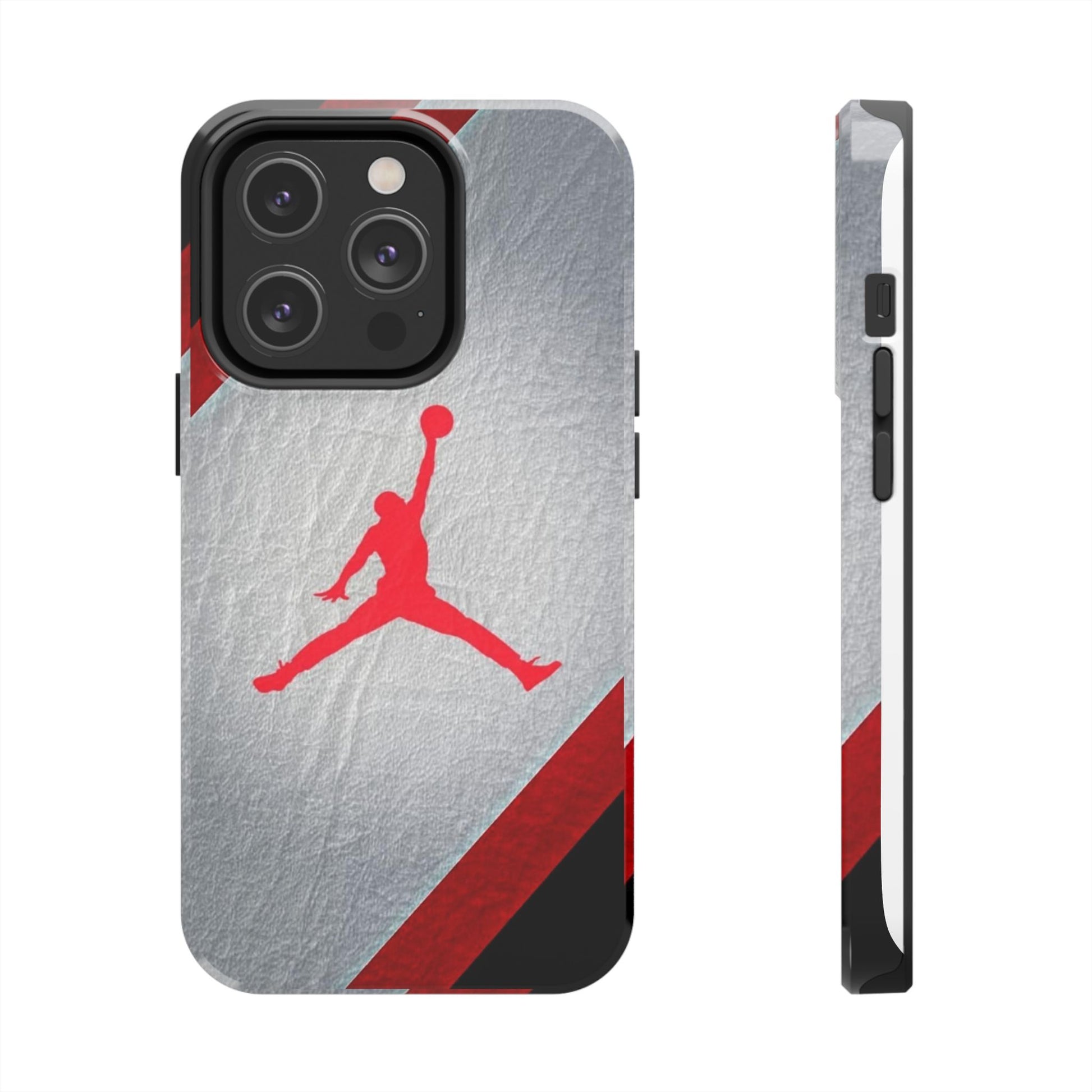 Chicago Red and Black Jumpman Theme Phone Cases for Iphones & Samsung Phones