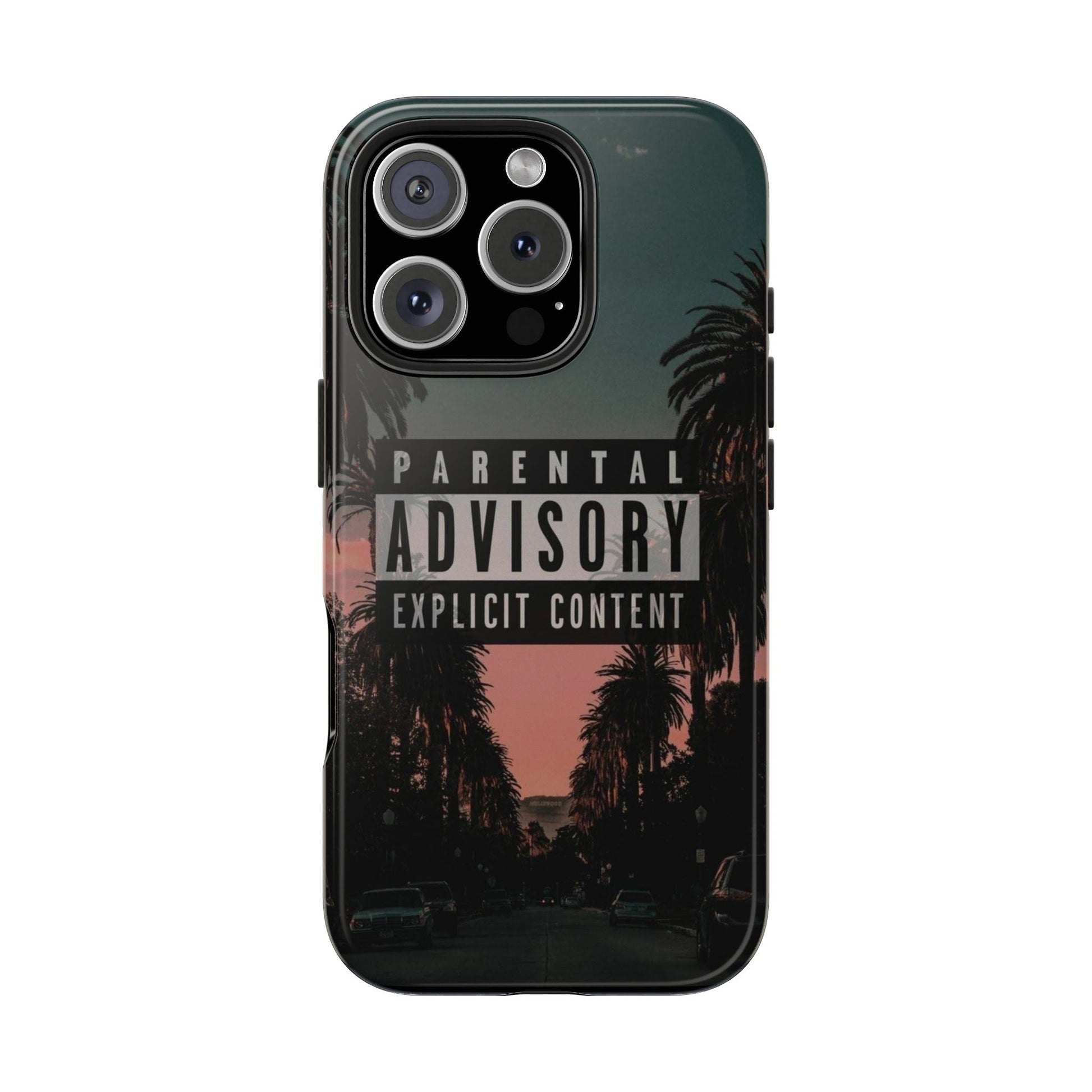 Parental Advisory Tough Phone Cases for Iphones & Samsung Durable