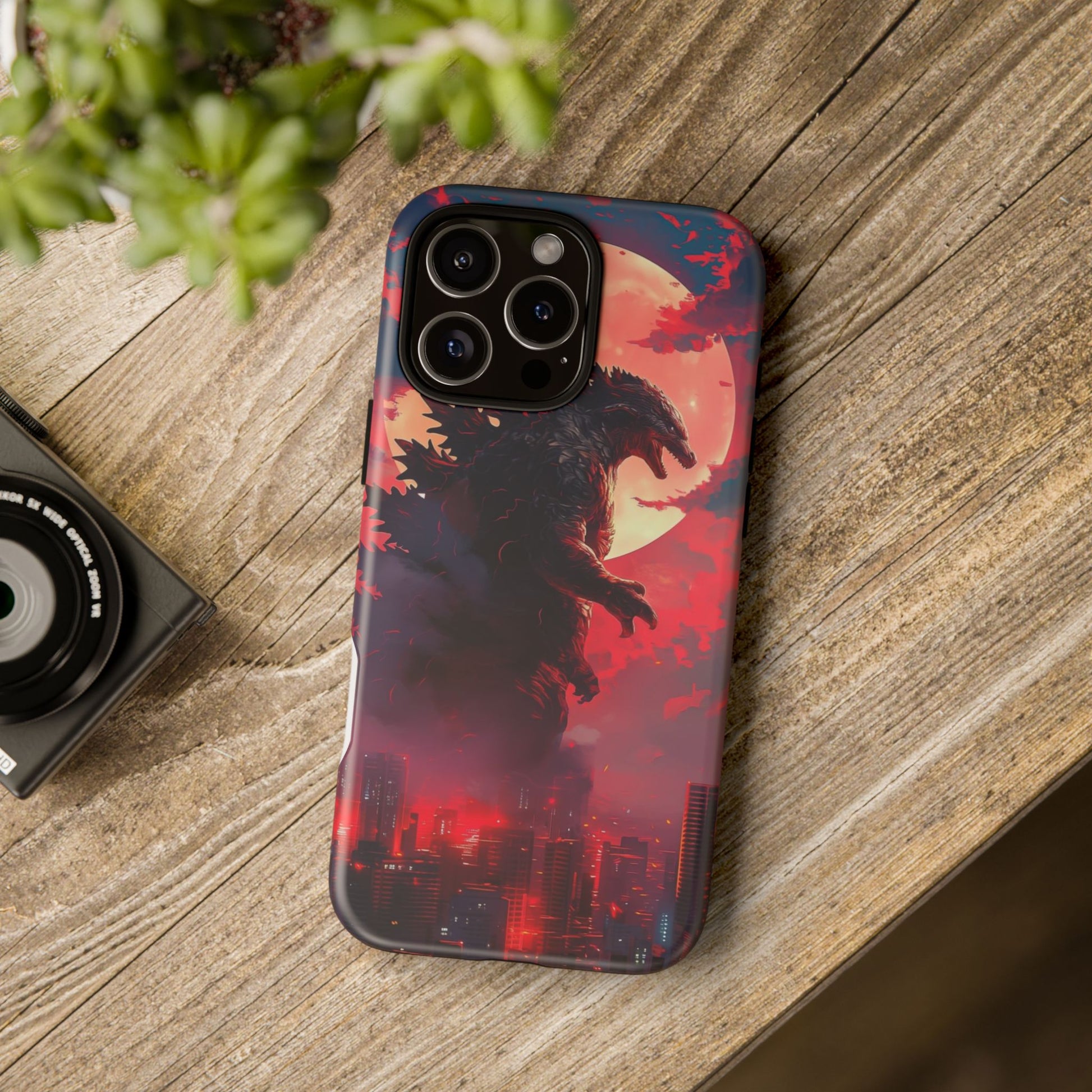 King of Monsters Godzilla Tough Phone Cases for iPhones, Samsung, and Pixel