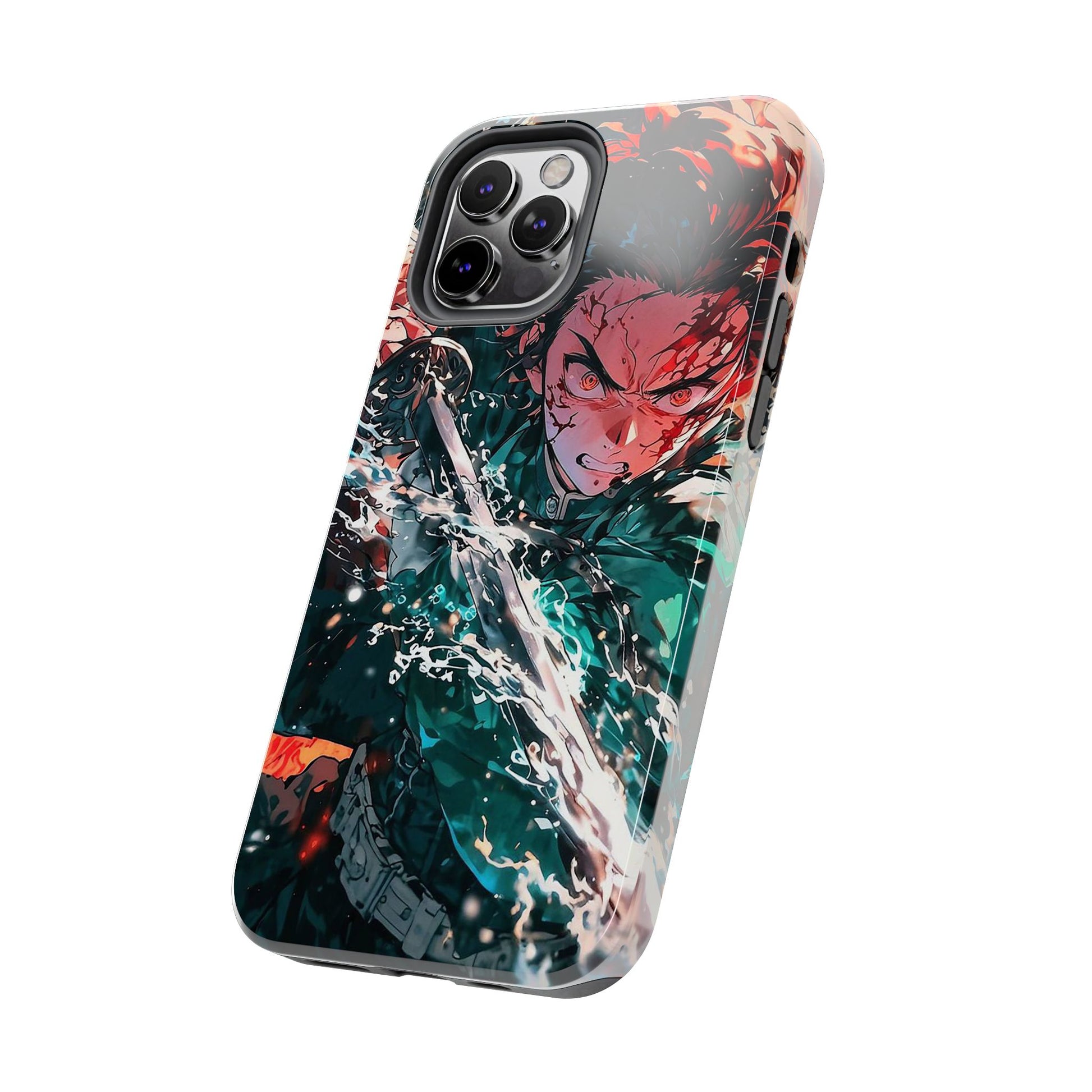 Demon Slayer Tanjiro Art Phone Case for iPhone & Samsung Galaxy Phones