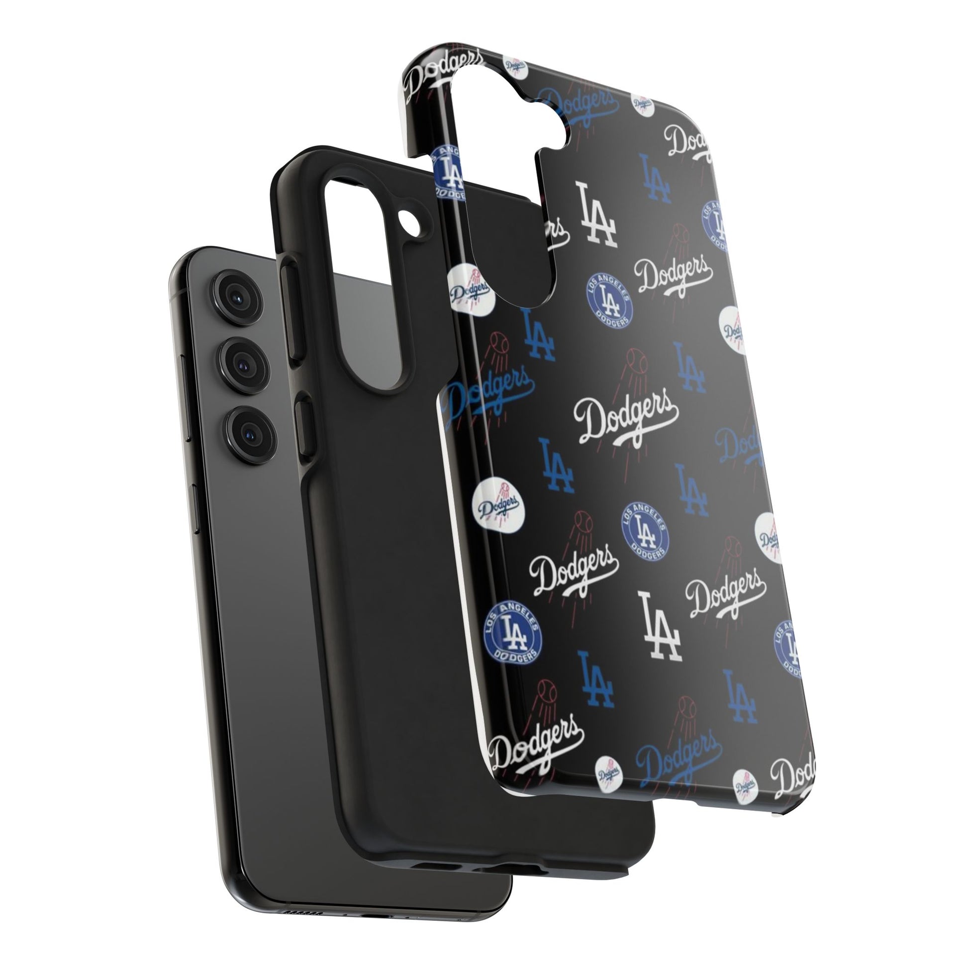 Dodgers Baseball Pattern Phone Cases for Iphones & Samsung Phones Durable