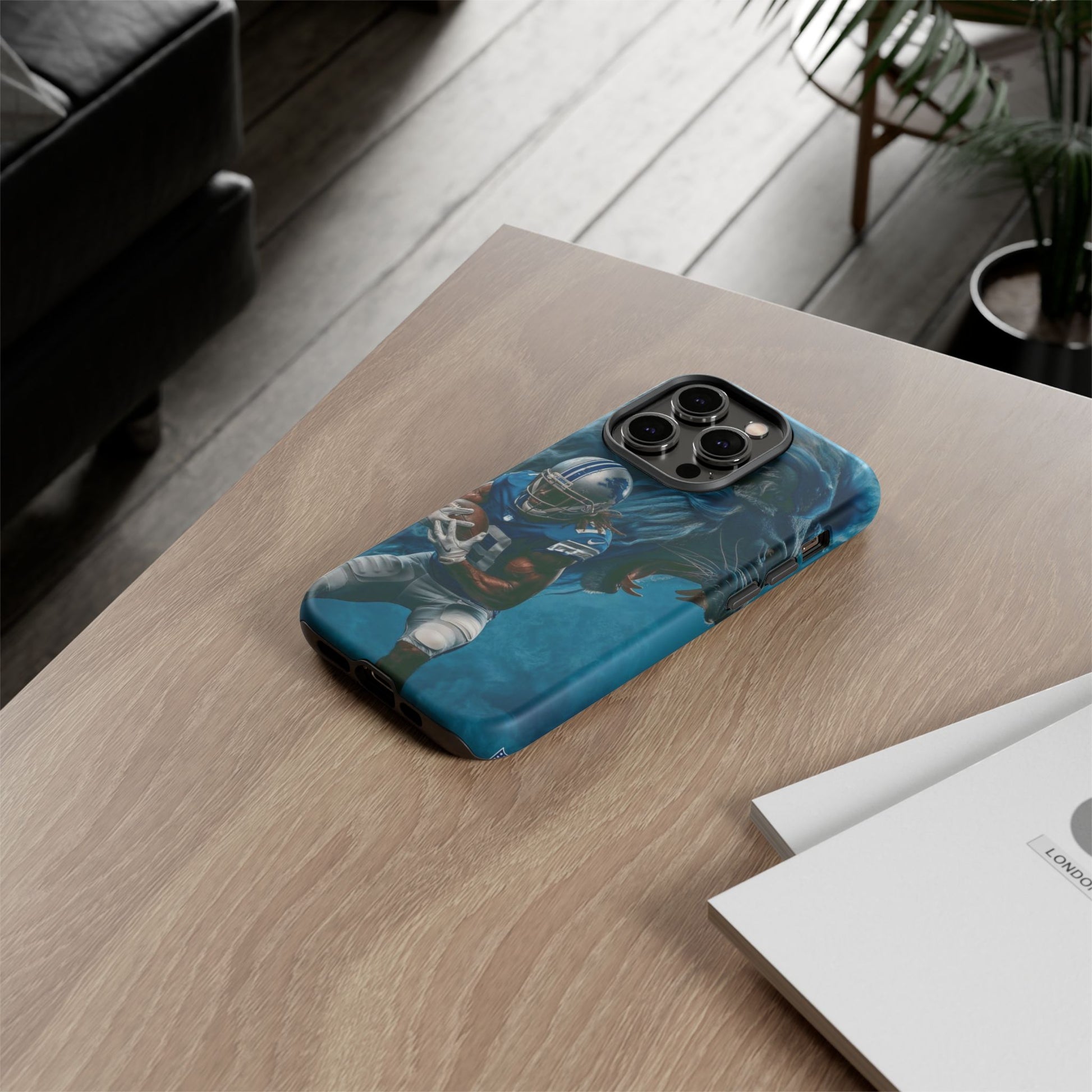 Detroit Lions Player Football Phone Case, Tough Cases for iPhones, Samsung, and Pixel
