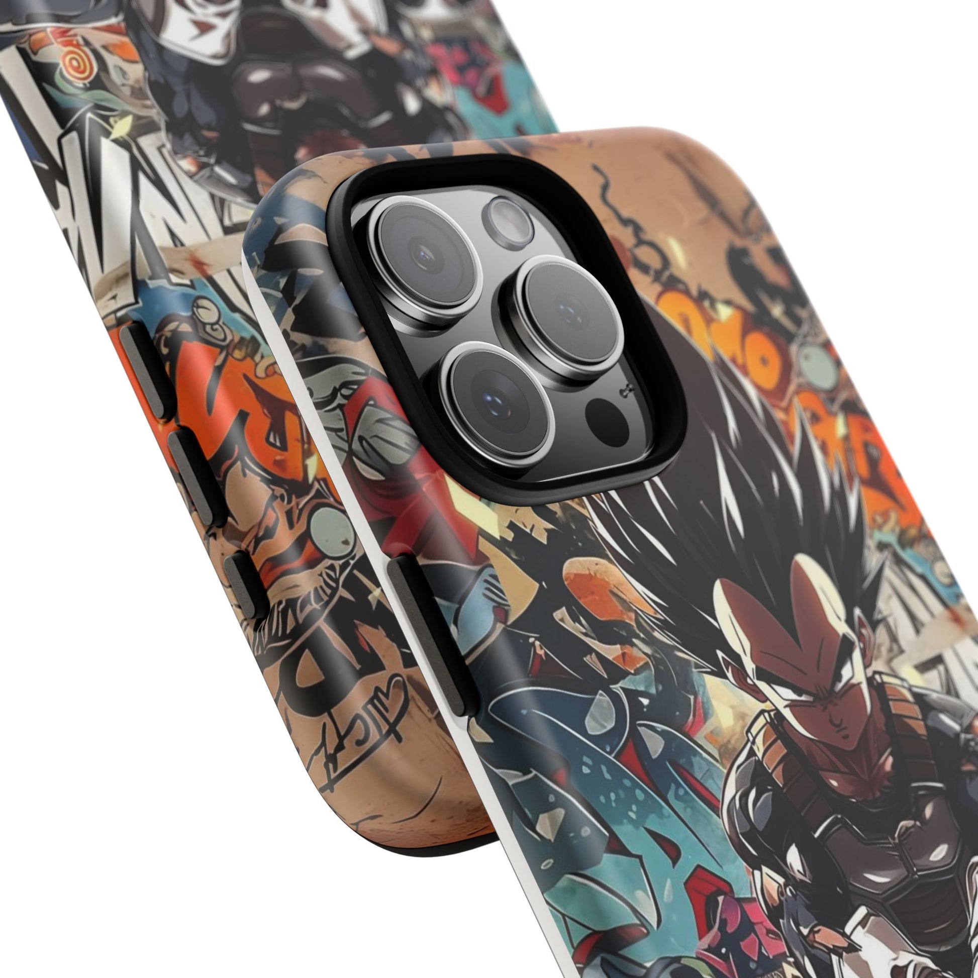Anime Vegeta Dragon ball Z Tough Cases for iPhones, Samsung, and Pixel