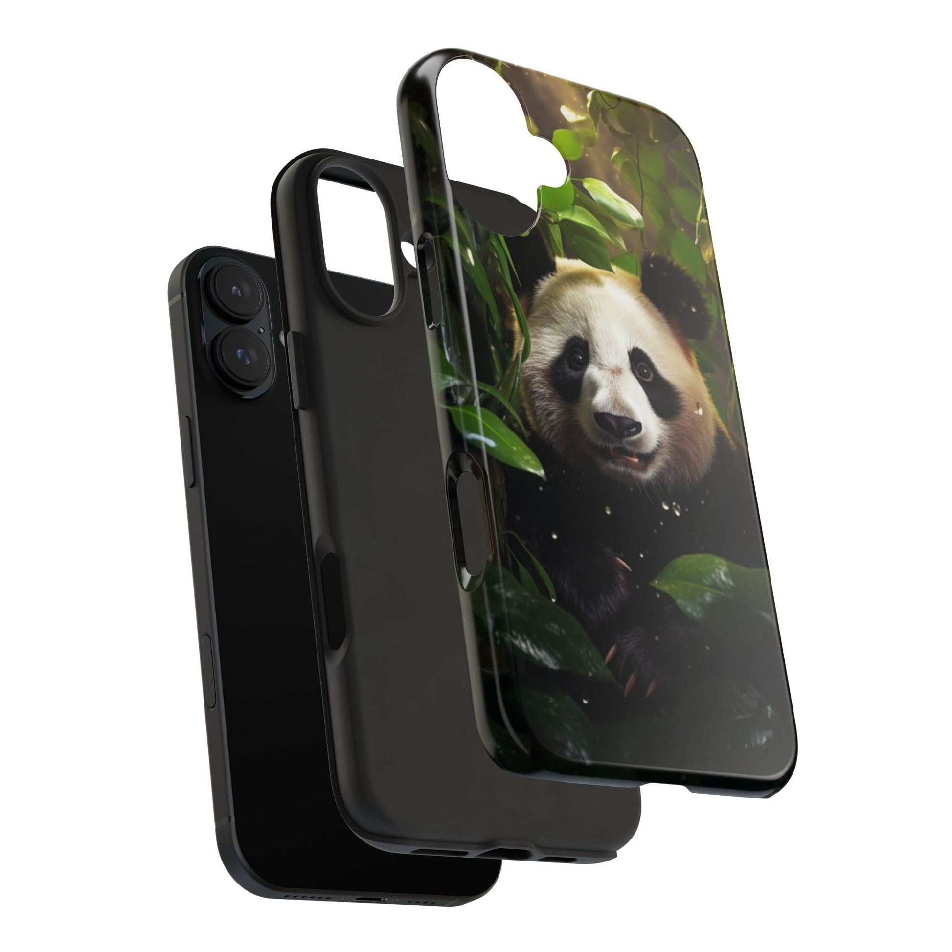 Smiling Panda Theme Phone Cases for iPhones & Samsung Phones