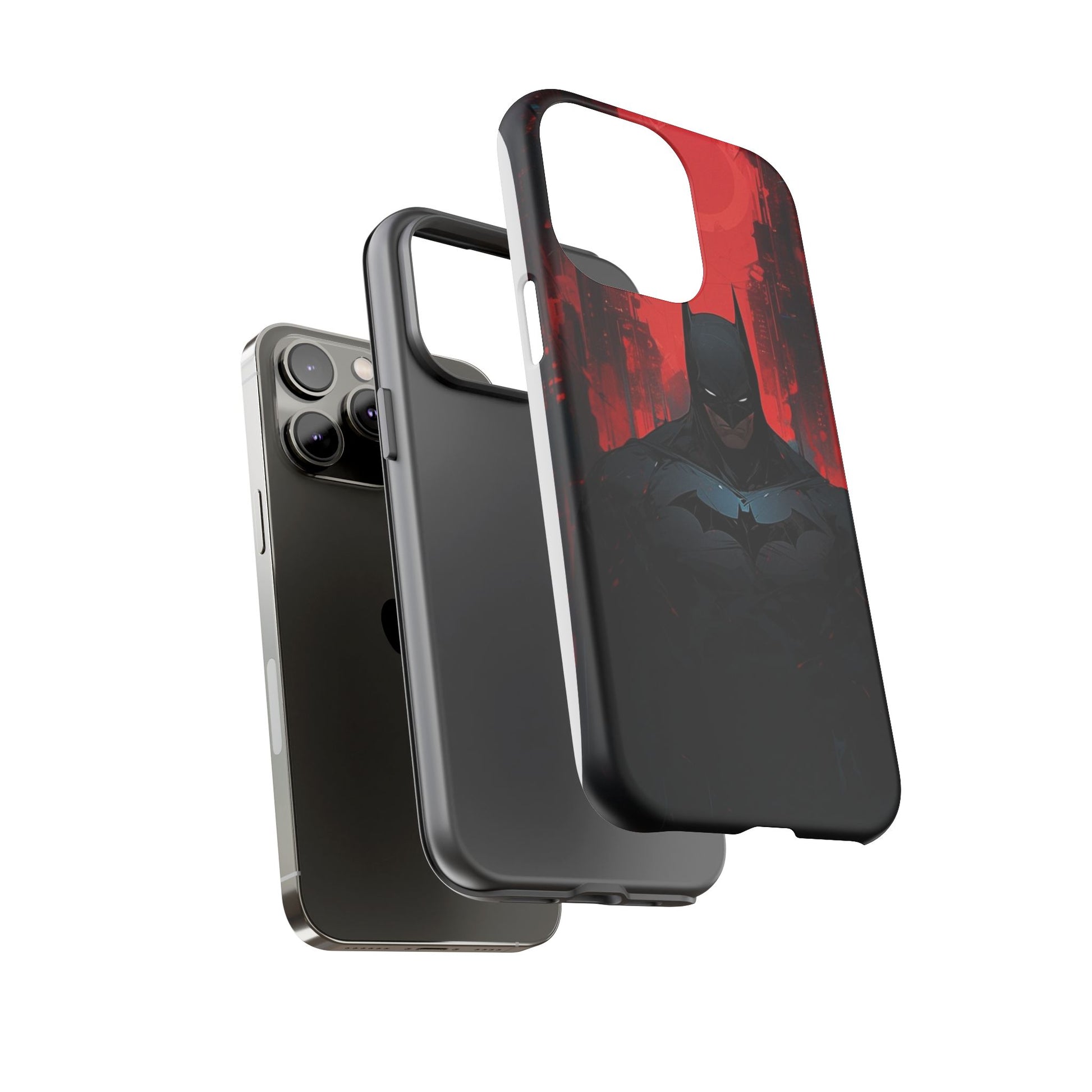The Dark Knight Batman Tough Cases for iPhones, Samsung, and Pixel