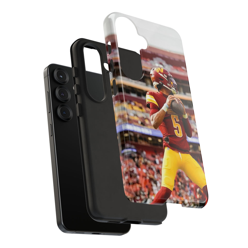 Jayden Daniels Washington Football Tough Cases for iPhones, Samsung, and Pixel