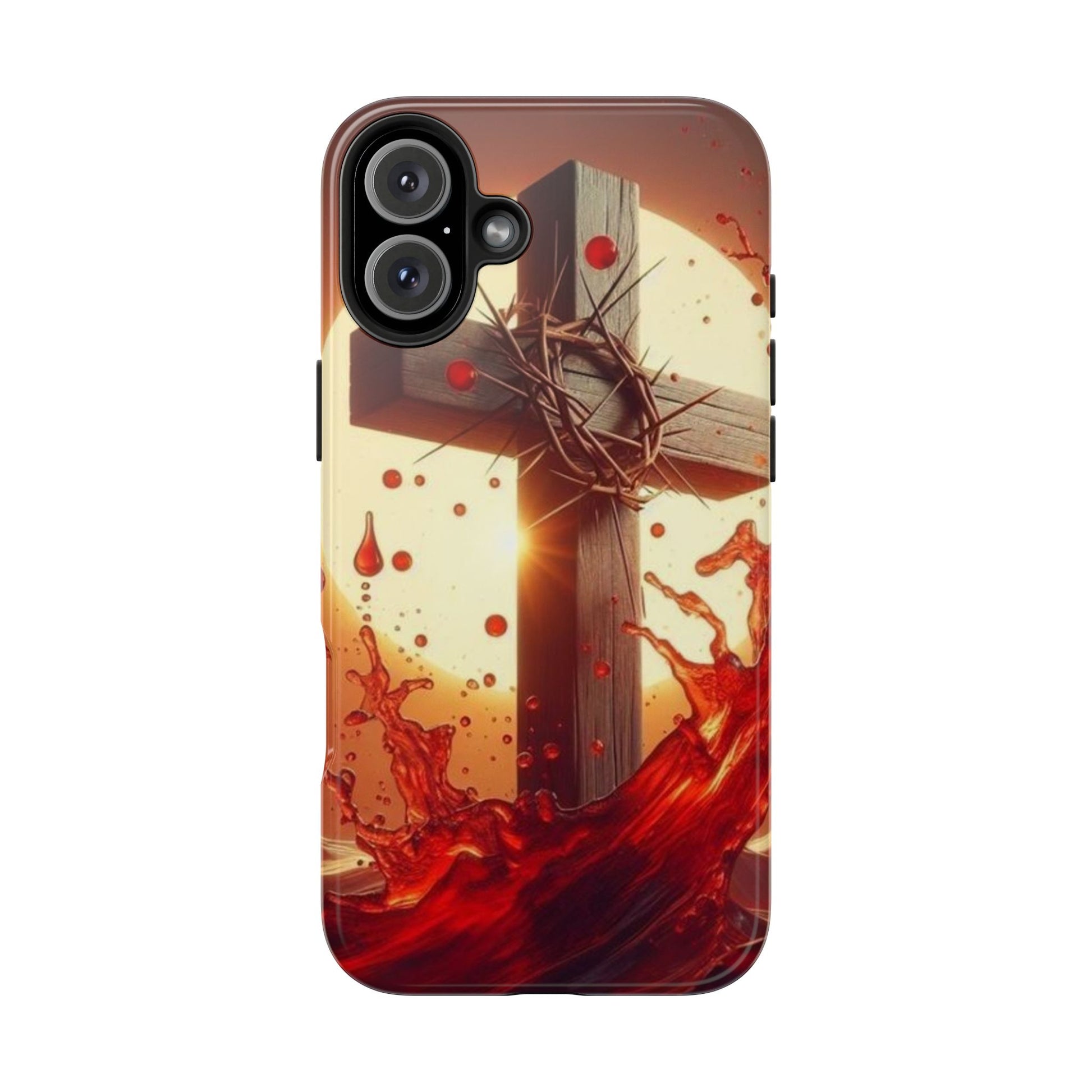 Blood of Christ Christian Theme Phone Cases for iPhones & Samsung Phones