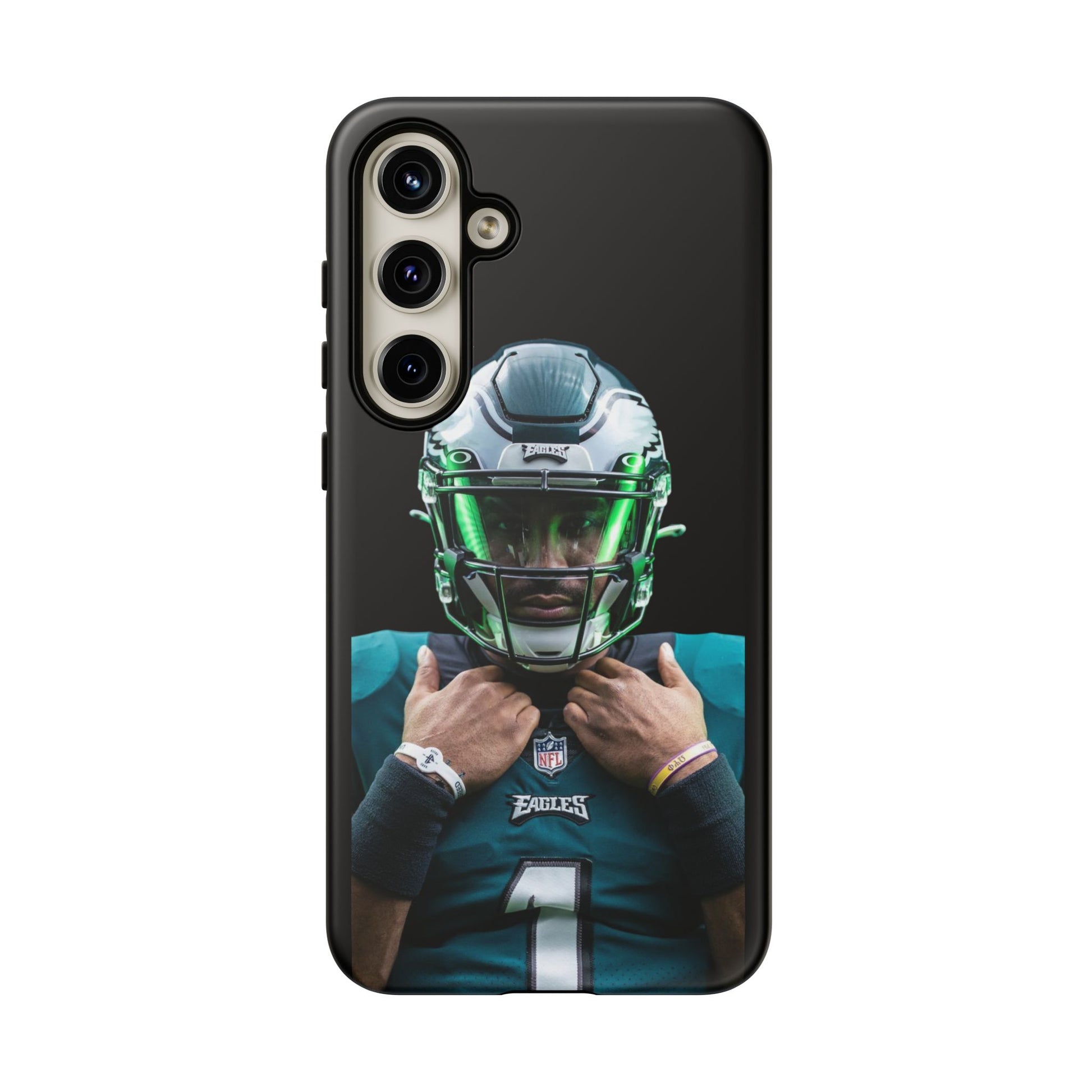 Eagles Football Jalen Hurts Tough Cases for iPhones, Samsung, and Pixel