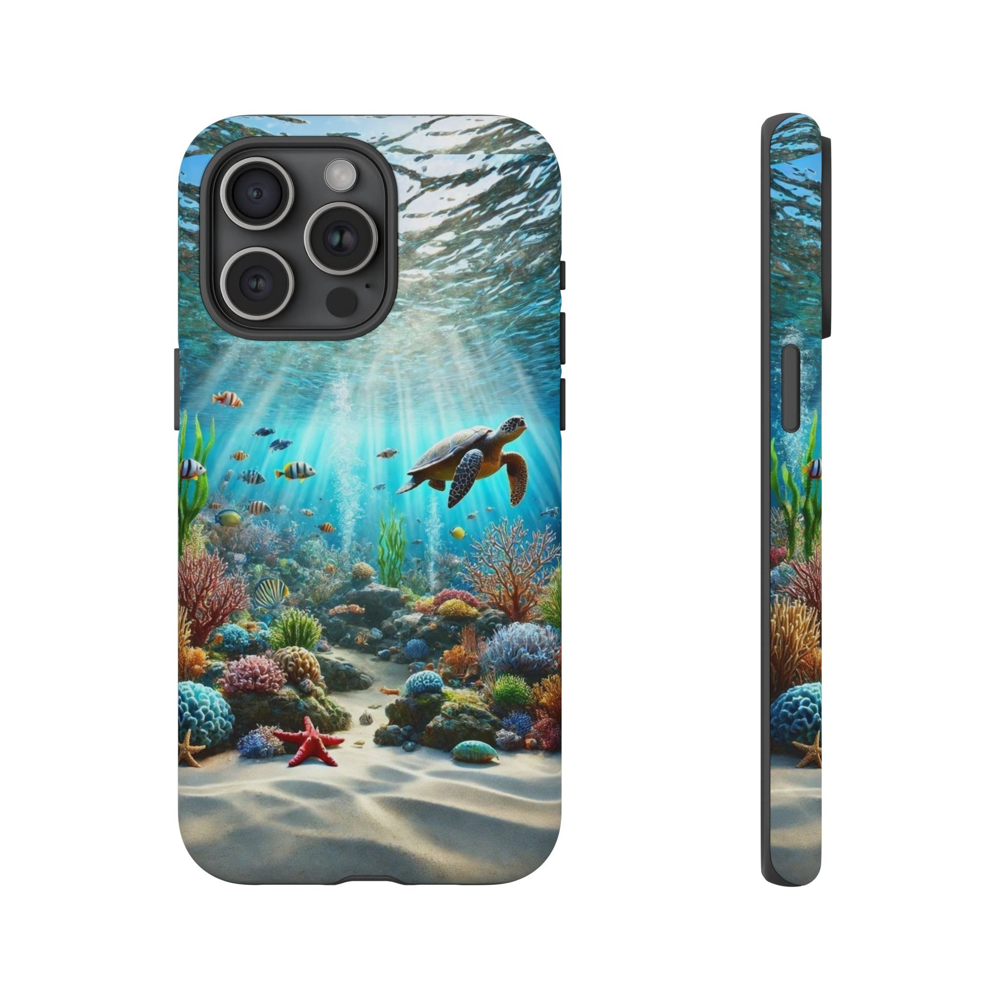 Under Sea Landscape Tough Cases for iPhones, Samsung, and Pixel