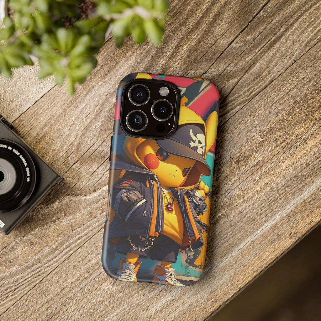 Cute Poke Bear Phone Case, Tough Cases for iPhones, Samsung, and Pixel