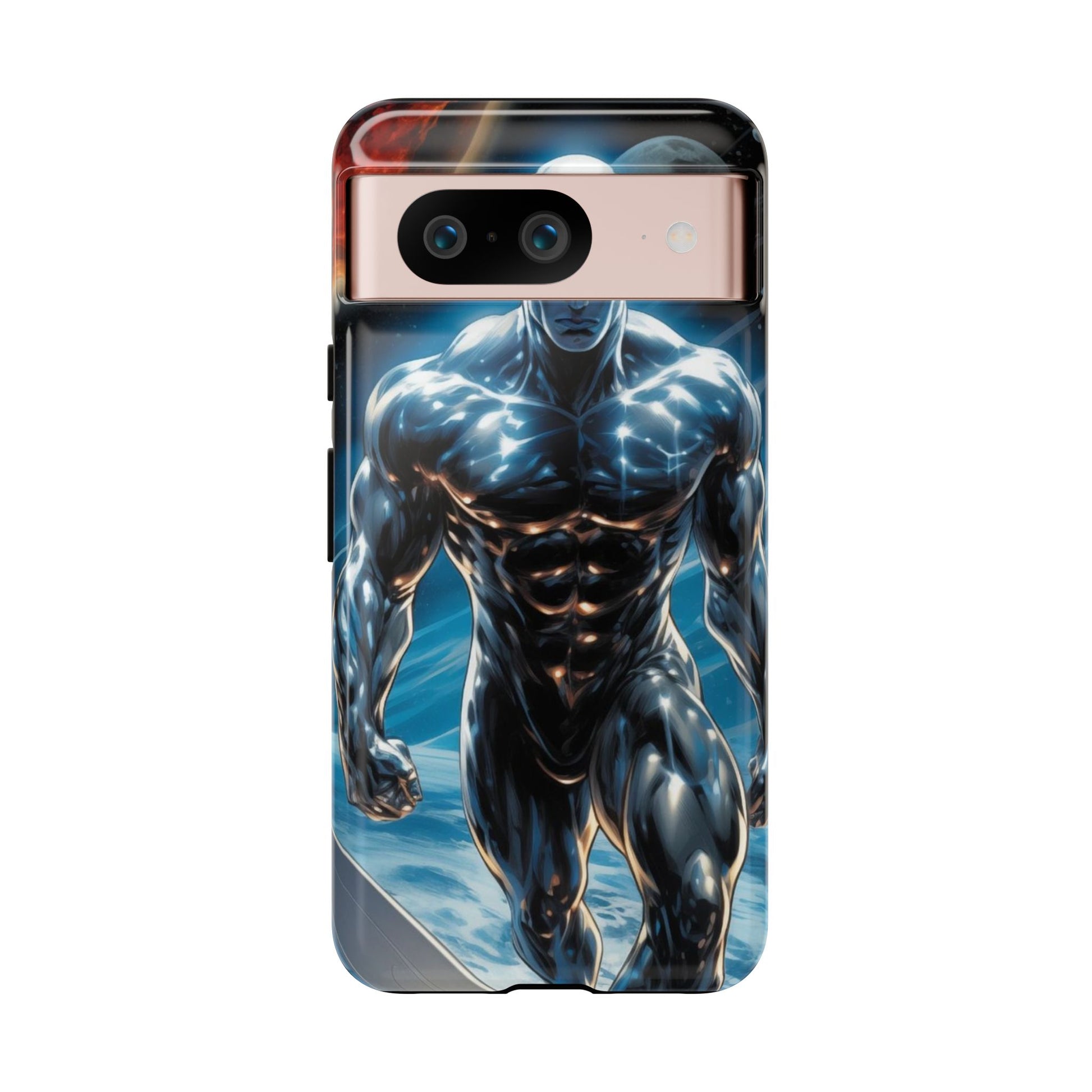 The Silver Surfer Comic Art Phone Case, Tough Cases for iPhones, Samsung, and Pixel