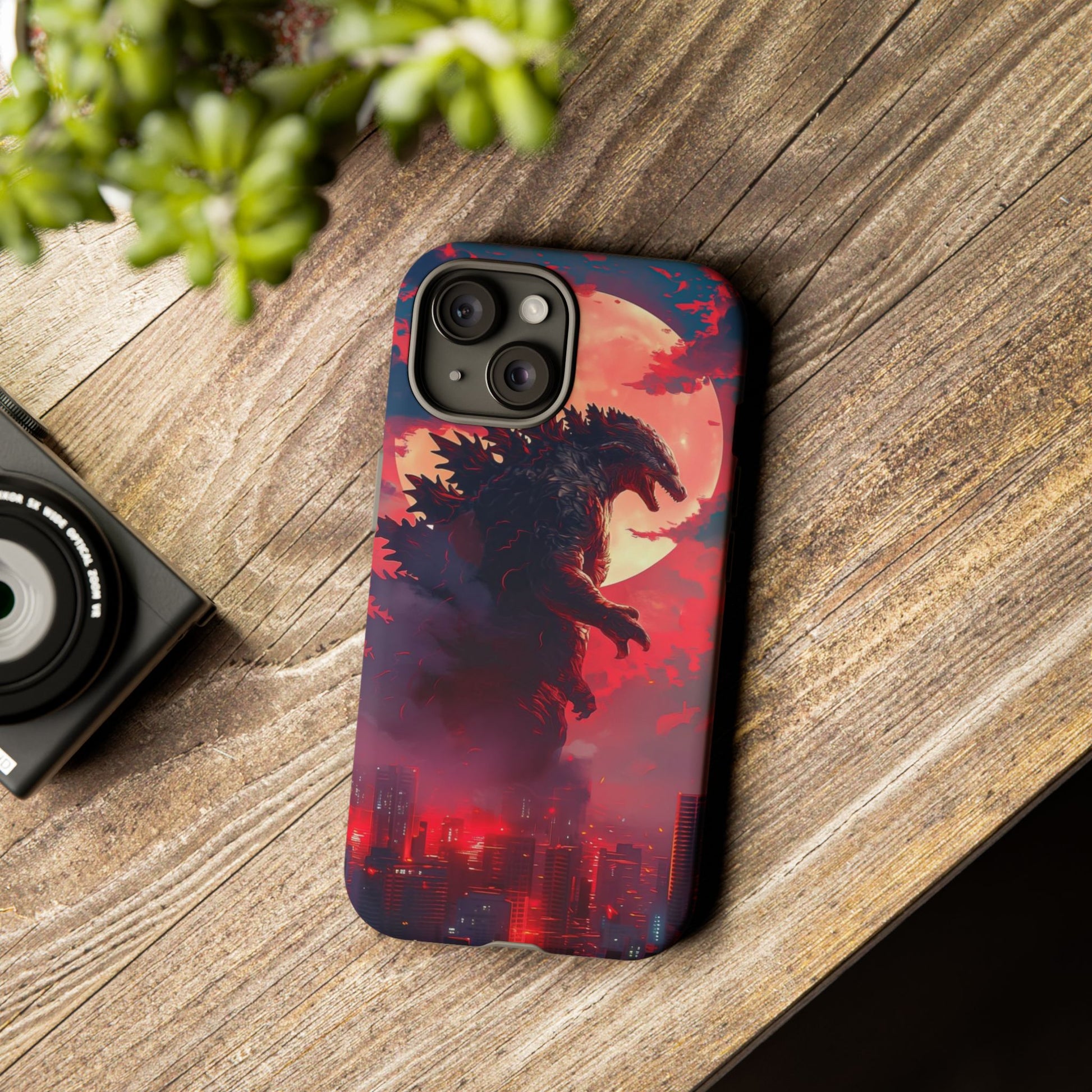 King of Monsters Godzilla Tough Phone Cases for iPhones, Samsung, and Pixel