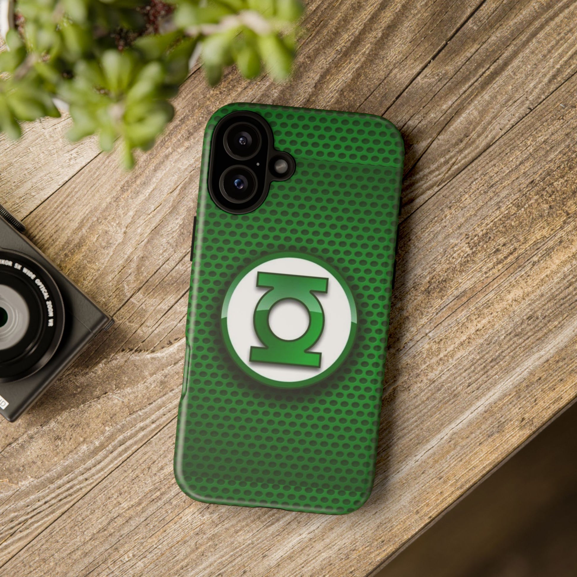Green Lantern Logo Phone Case, Tough Cases, DC Case for iPhones, Samsung, and Pixel