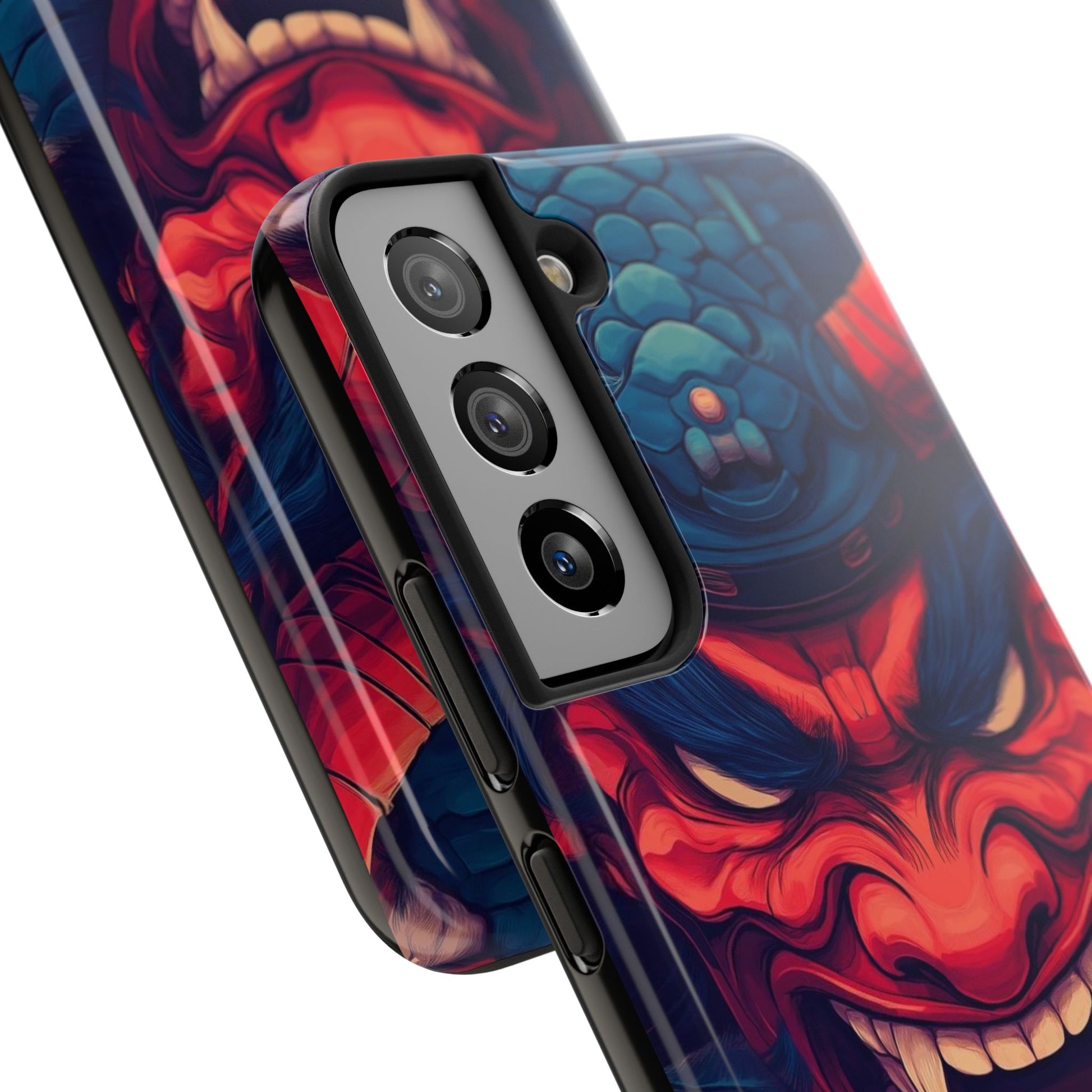 Asian Themed Samurai Mask Phone Cases for Iphones & Samsung Phones