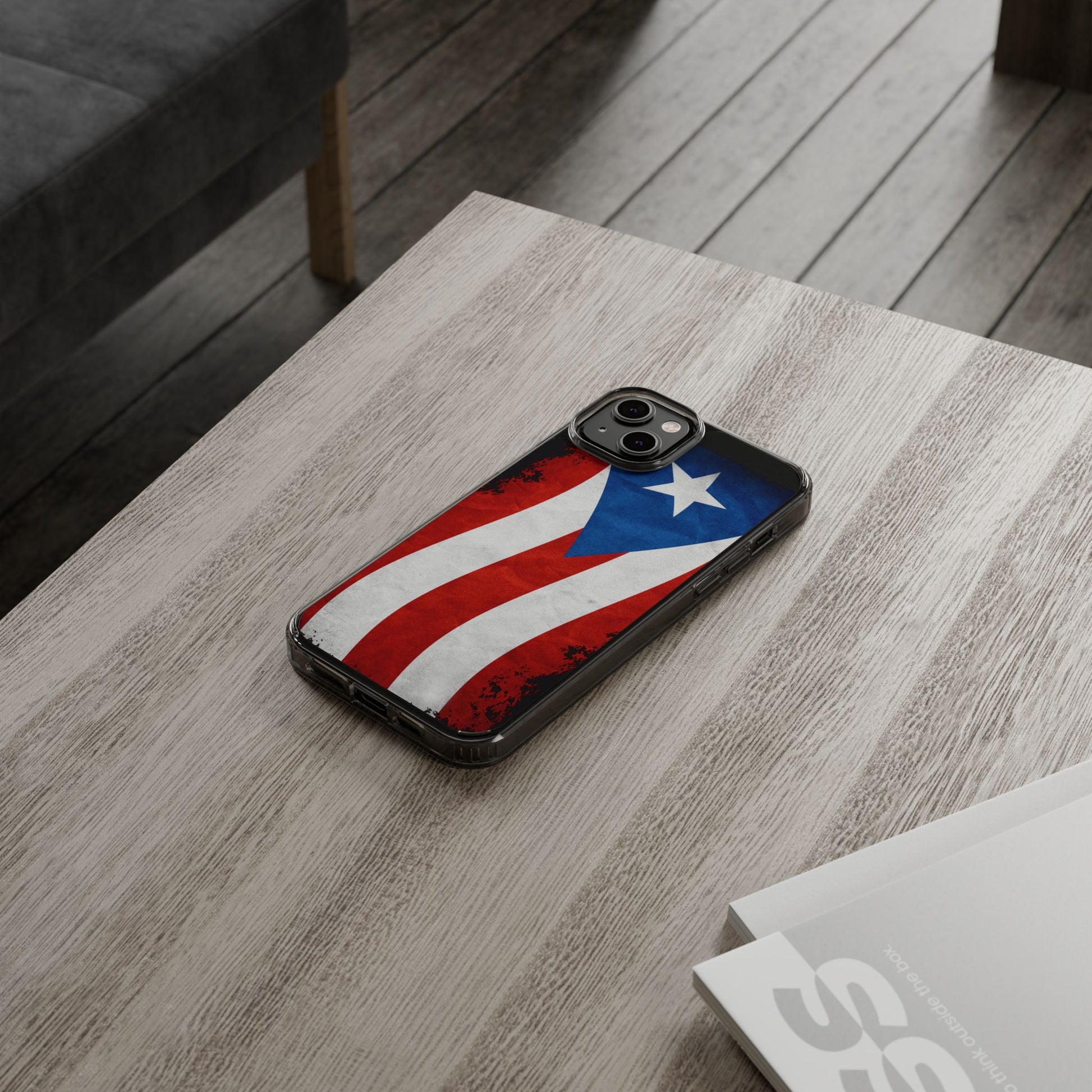 Puerto Rican Flag Art Inspired Iphone and Samsung Protective case