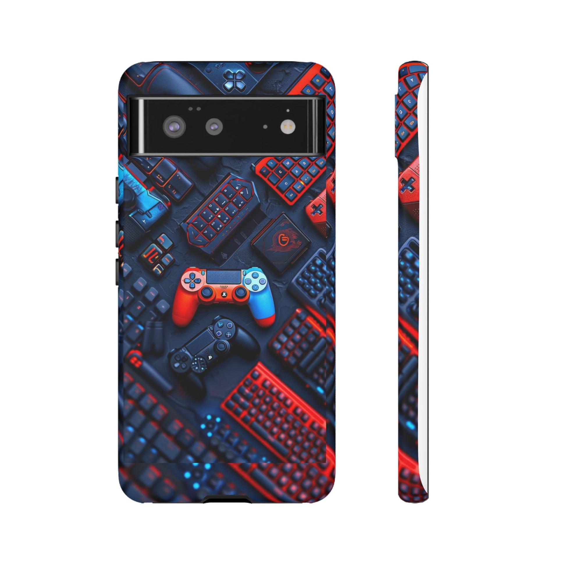 Gamer Themed Controllers Tough Cases for iPhones, Samsung, and Pixel