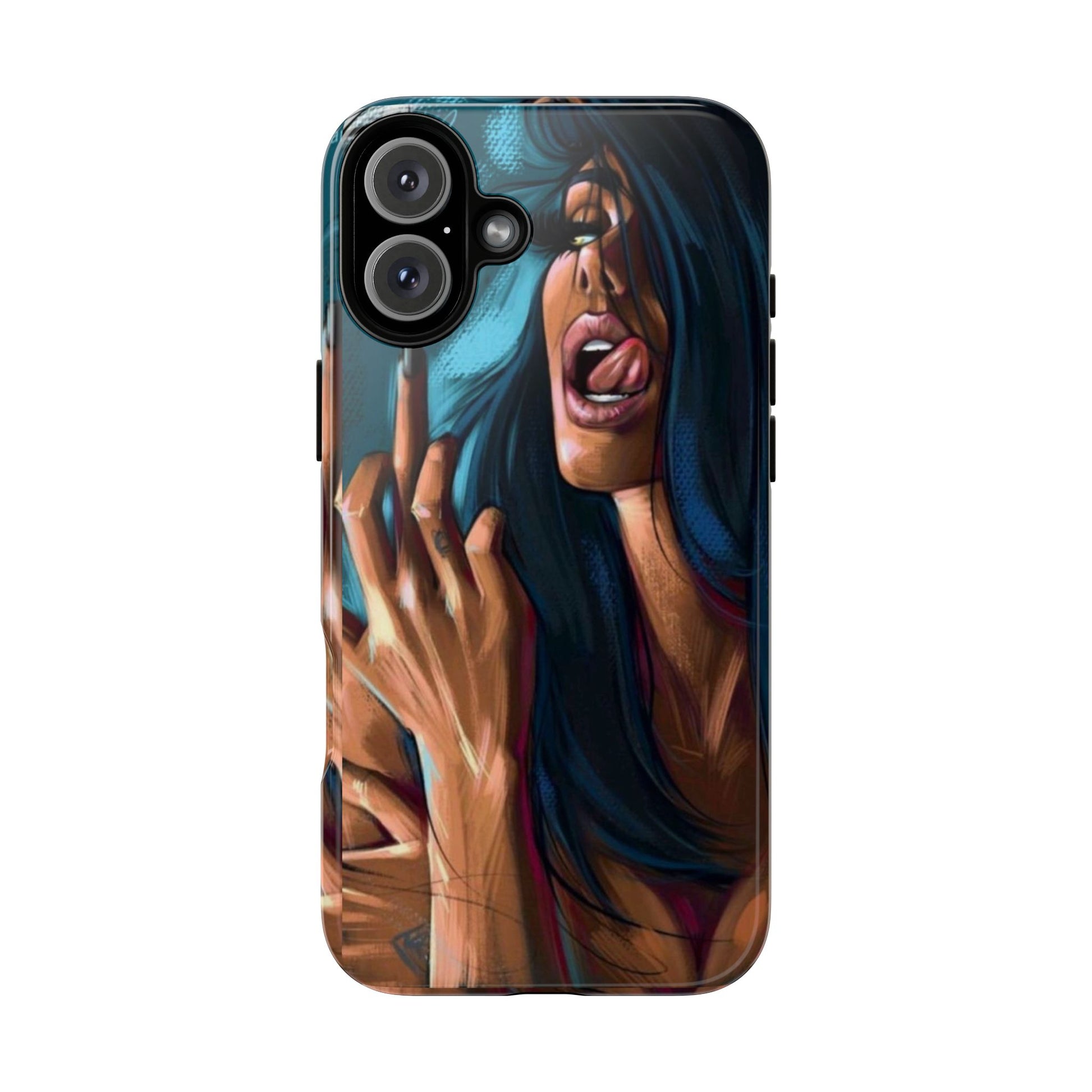Tough Girl Theme Urban Design Cases for iPhones, Samsung, and Pixel